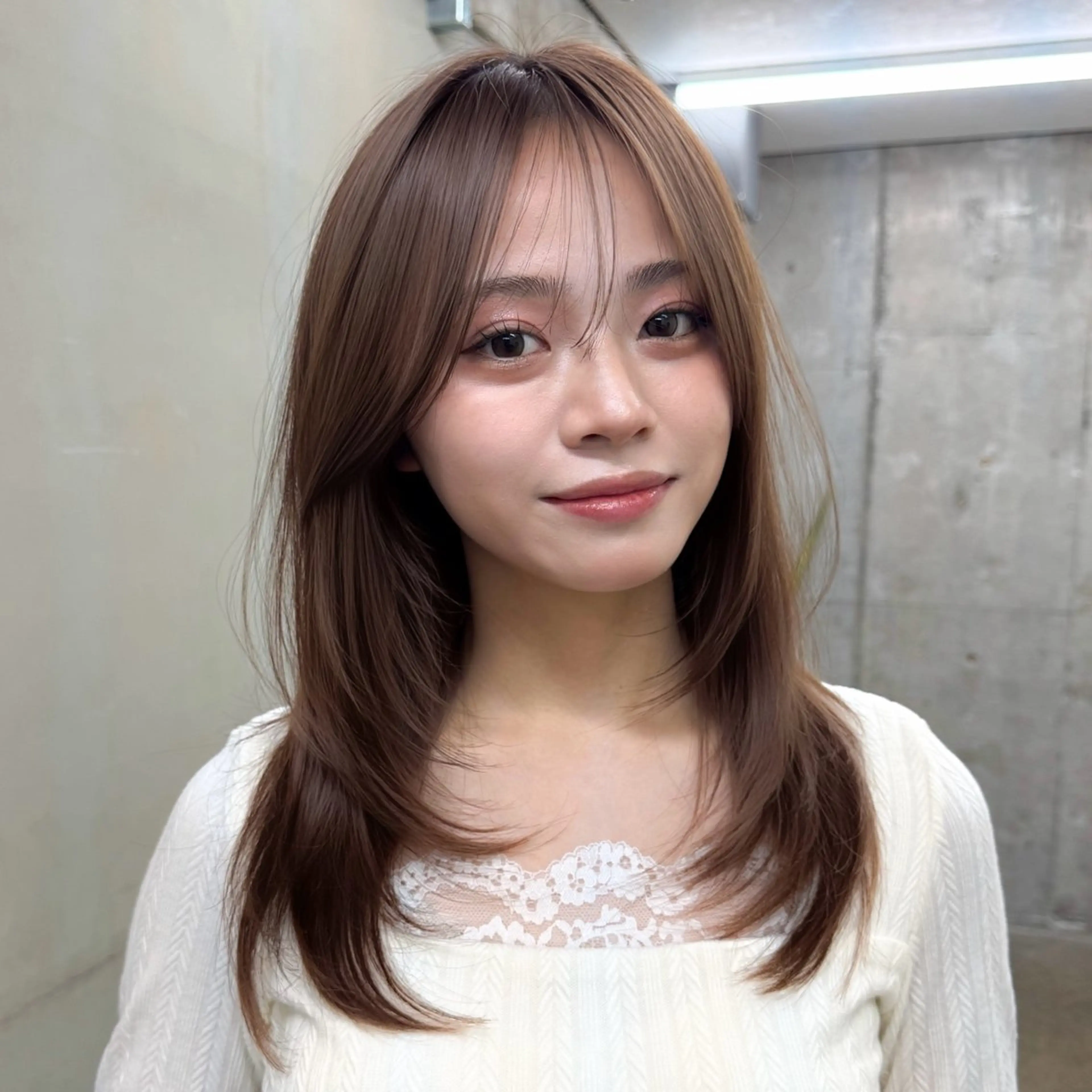 ミディアム カラー 柔らかいレイヤー🌿 大人ヘア/みっきーのヘアスタイル