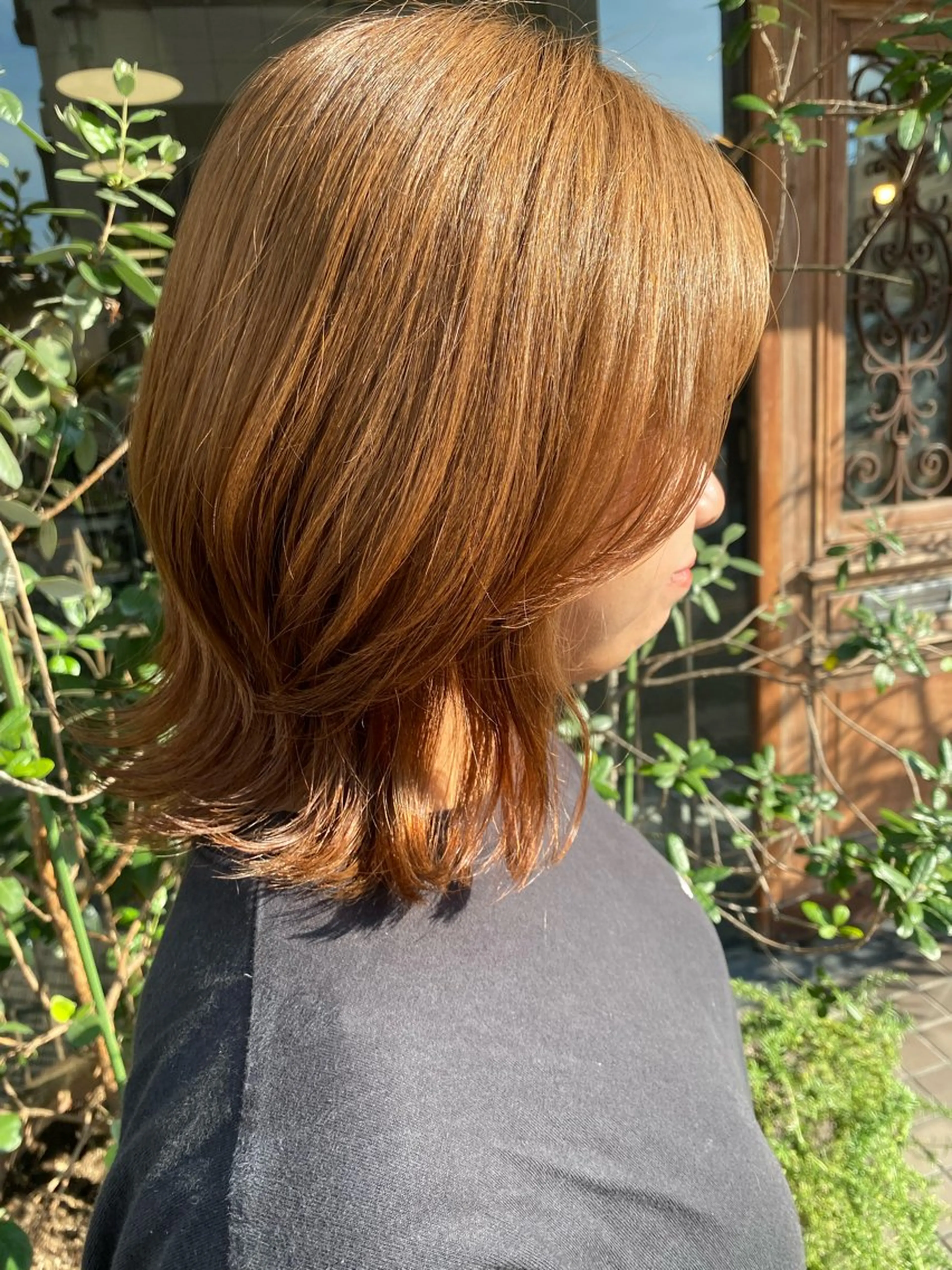 ミディアム くびれヘア こやなぎ れいなのヘアスタイル