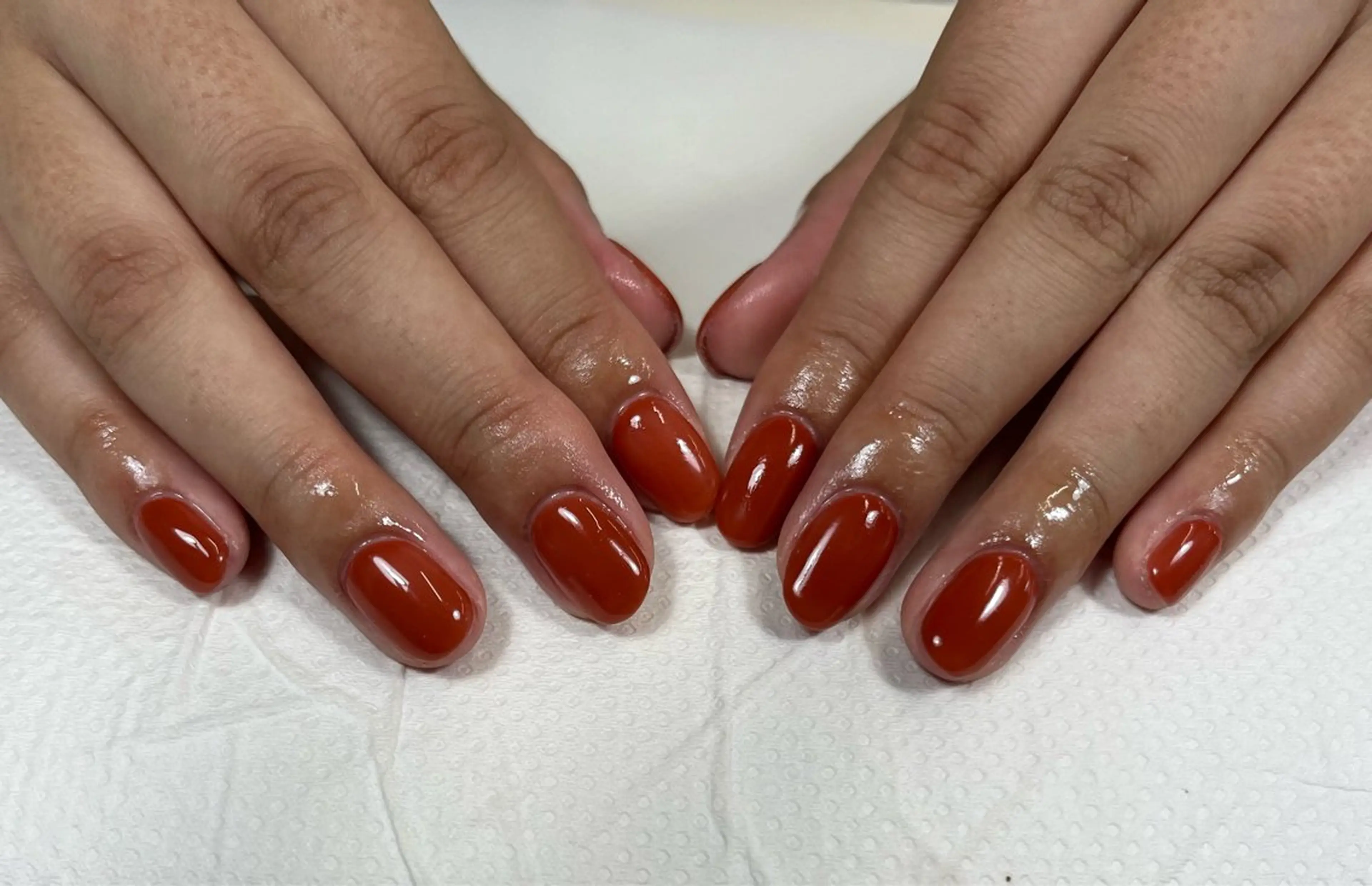 ハンド✋ワンカラー【オフあり】の写真