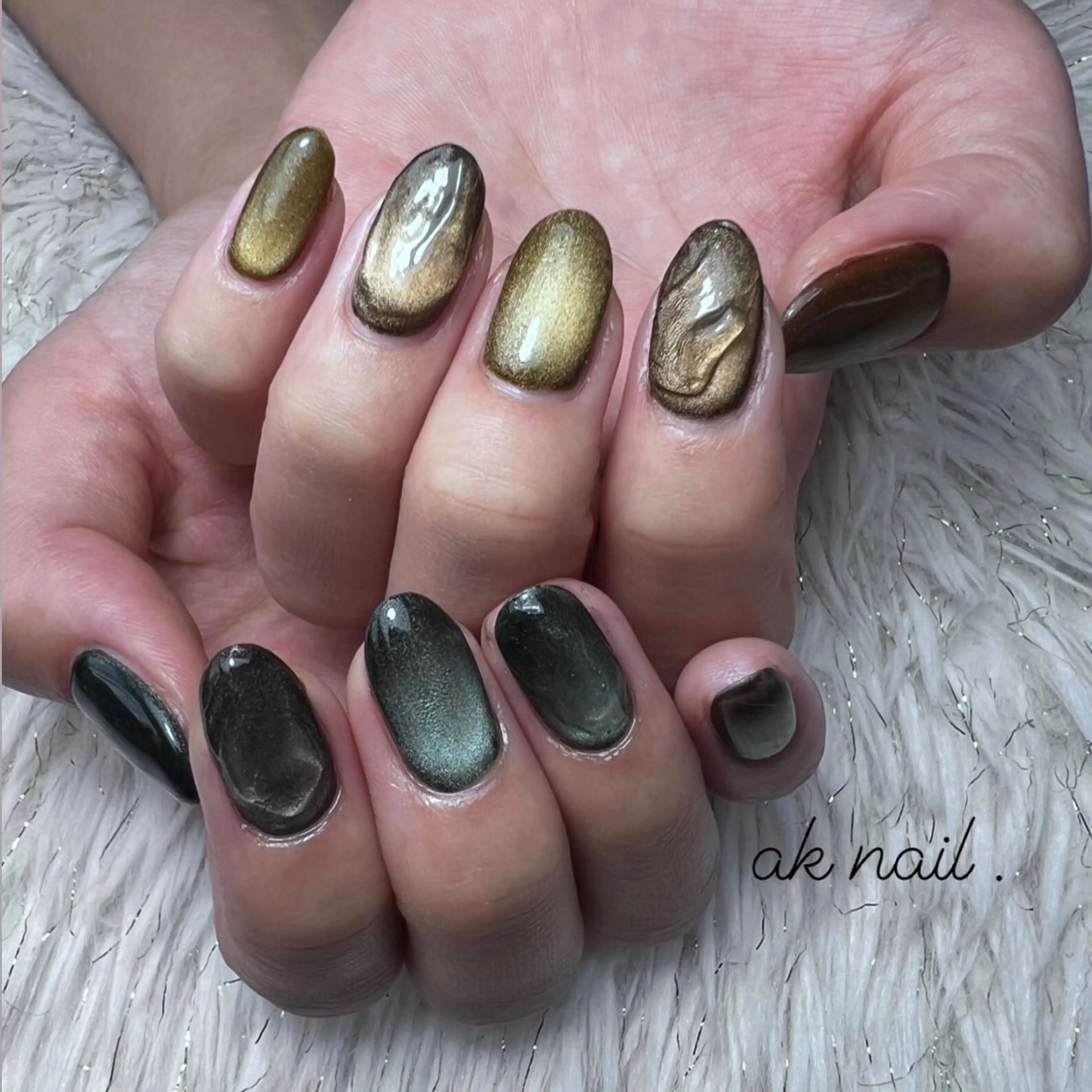 ネイル ハンドネイル ak nail .のネイルデザイン