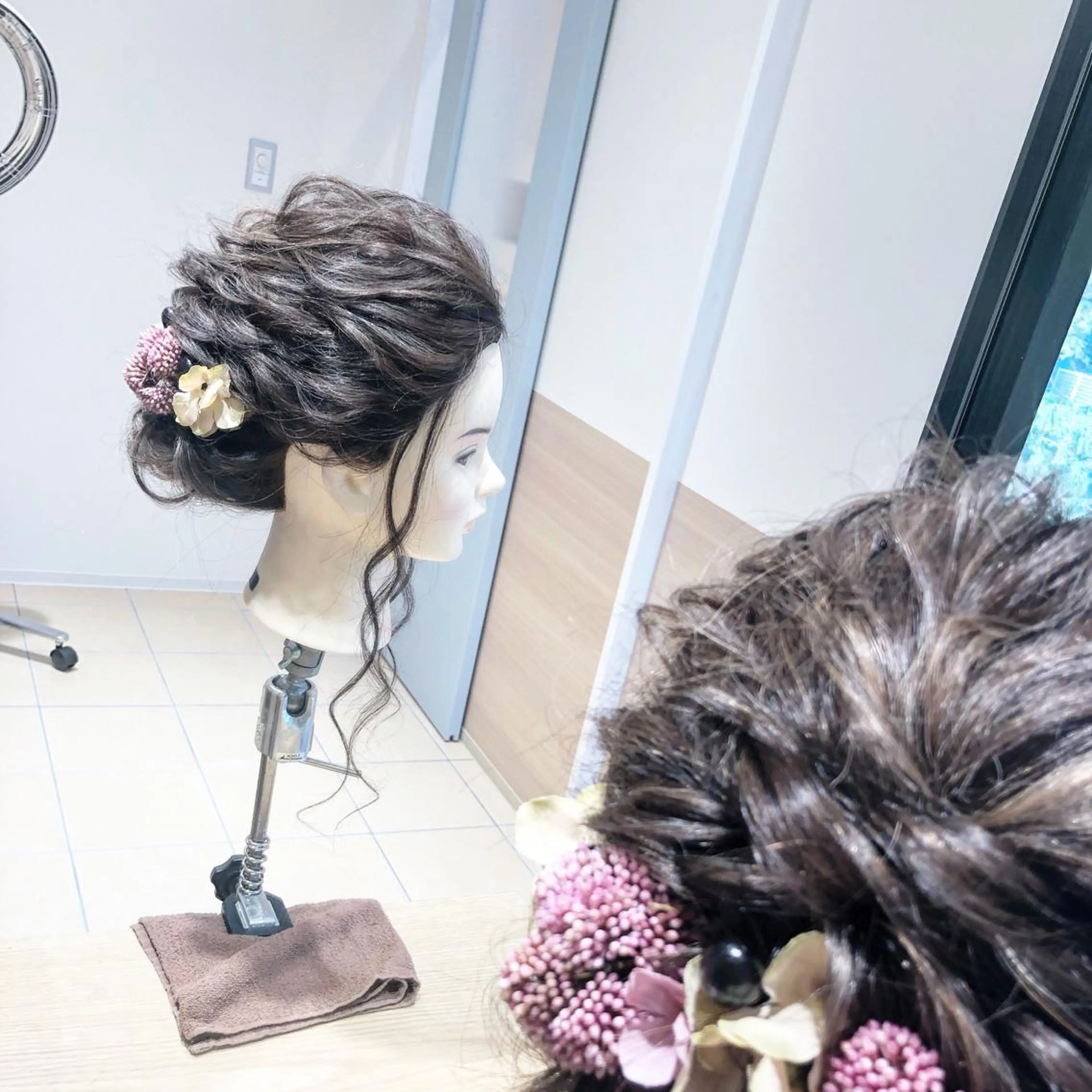 セミロング ヘアアレンジ 高橋 香澄のヘアスタイル