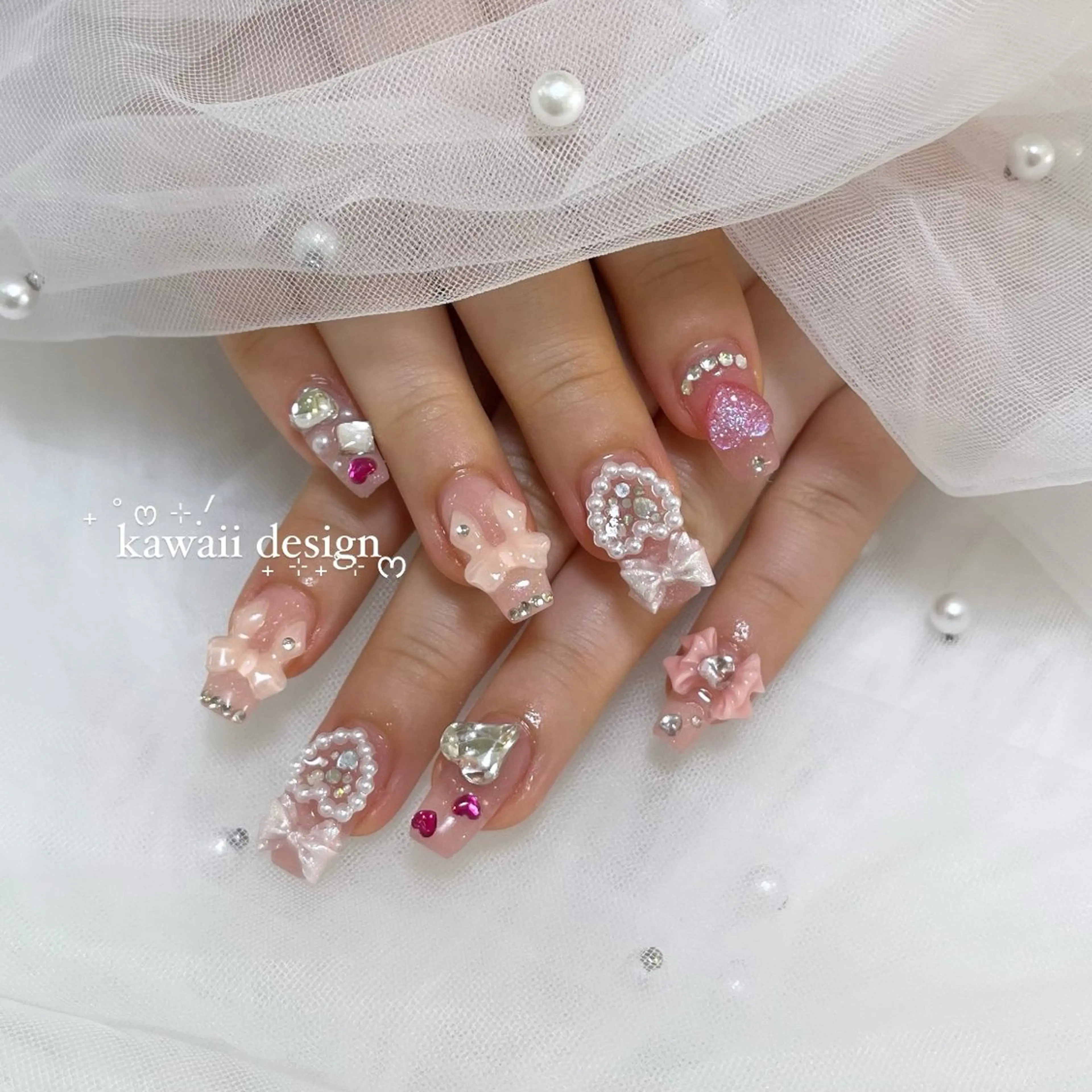 ネイル ハンドネイル Blanche mimi.u_aのネイルデザイン