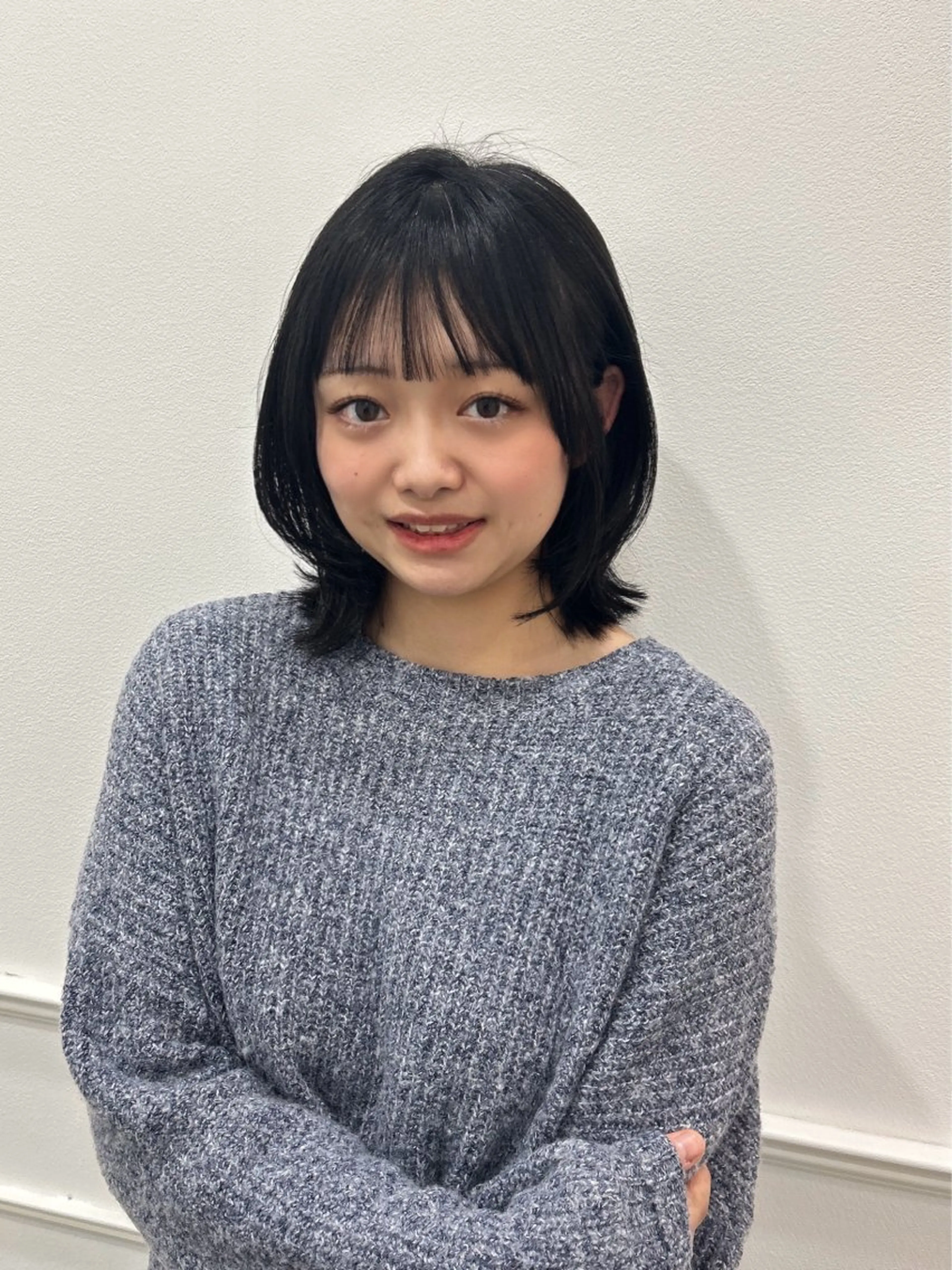 ショート ボブレイヤー ボブ レイヤーカット 新田 妃那のヘアスタイル