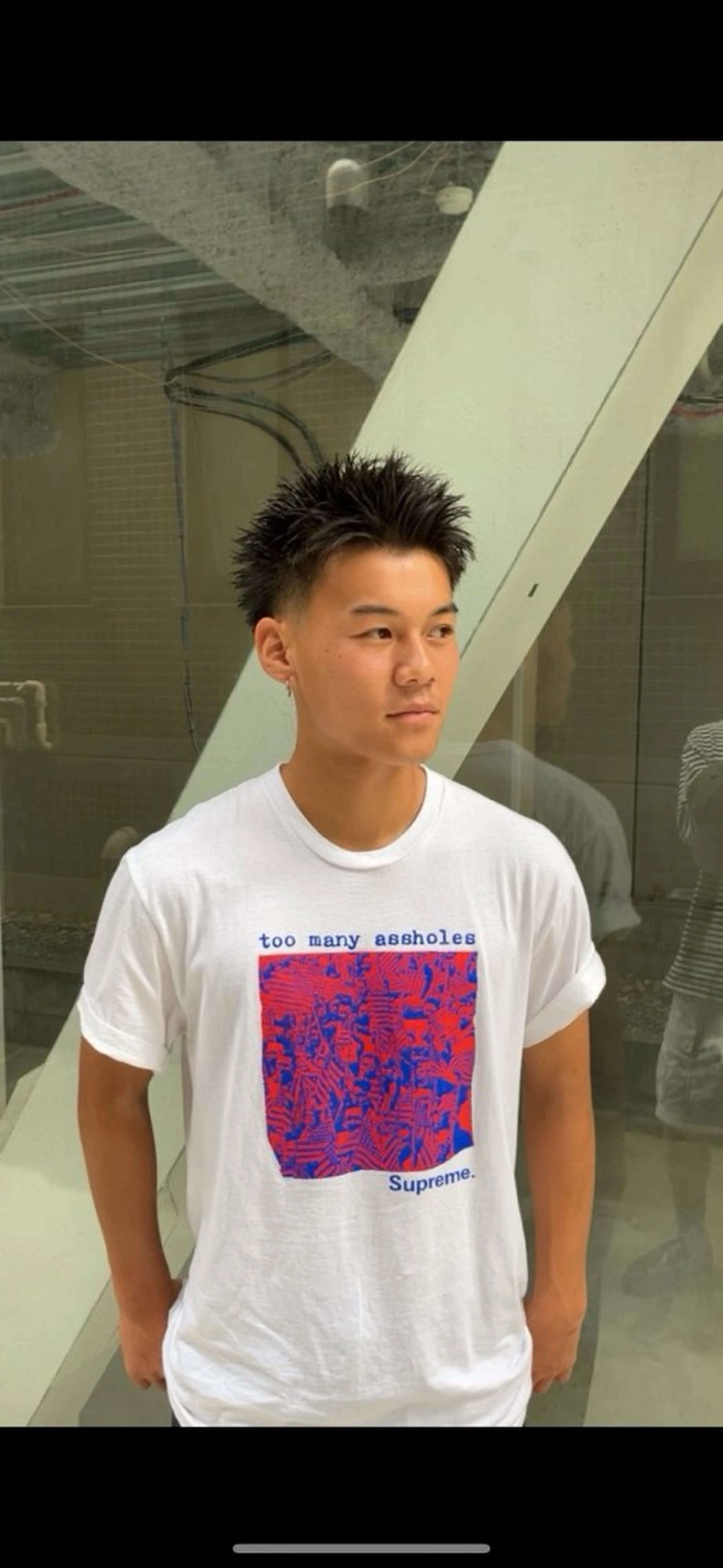 メンズ スパイキーショート 本田 央介のヘアスタイル