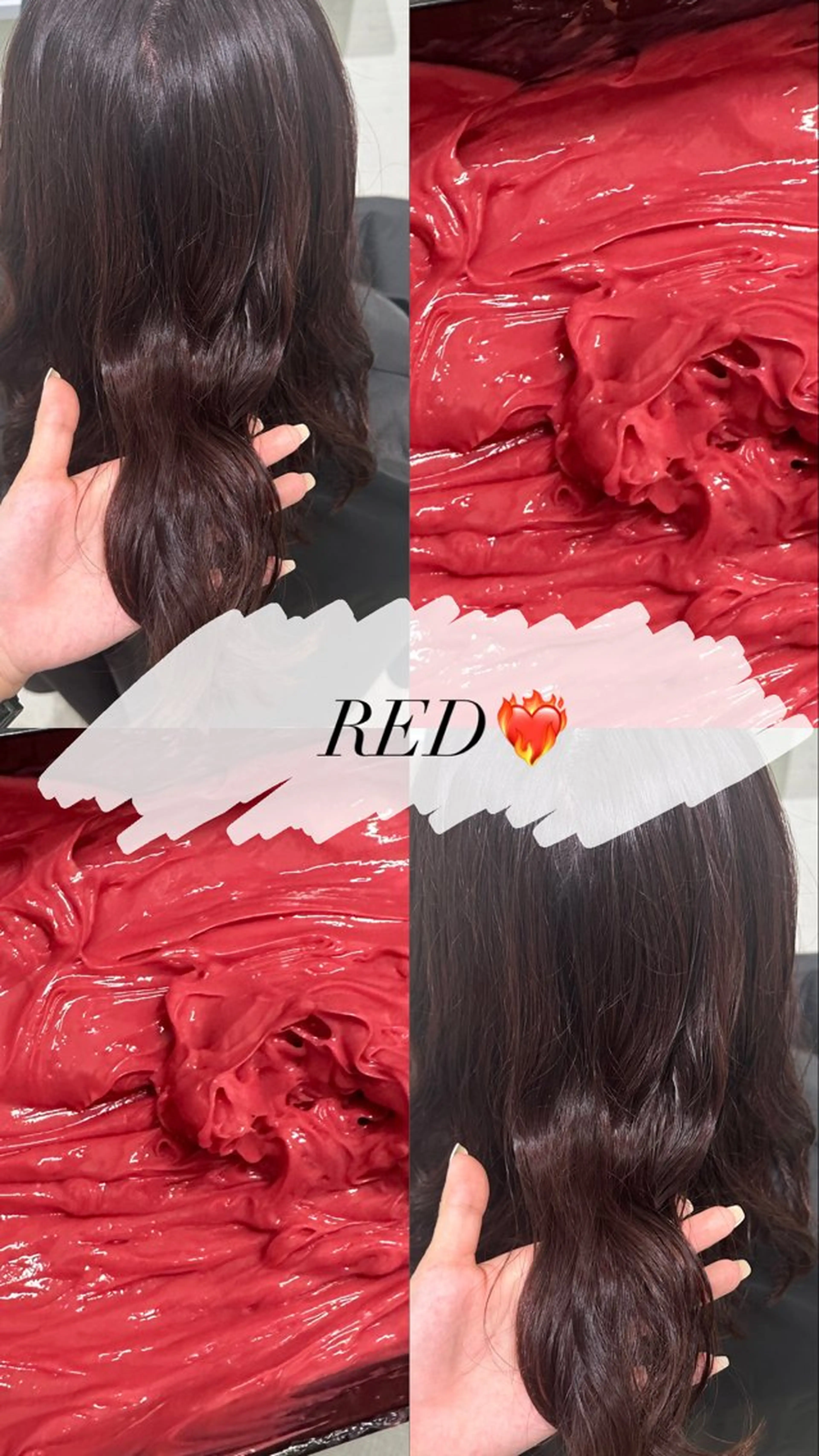 ミディアム カット ヘアカラー トリートメント Number.タナカ 間々田髪質改善のヘアスタイル