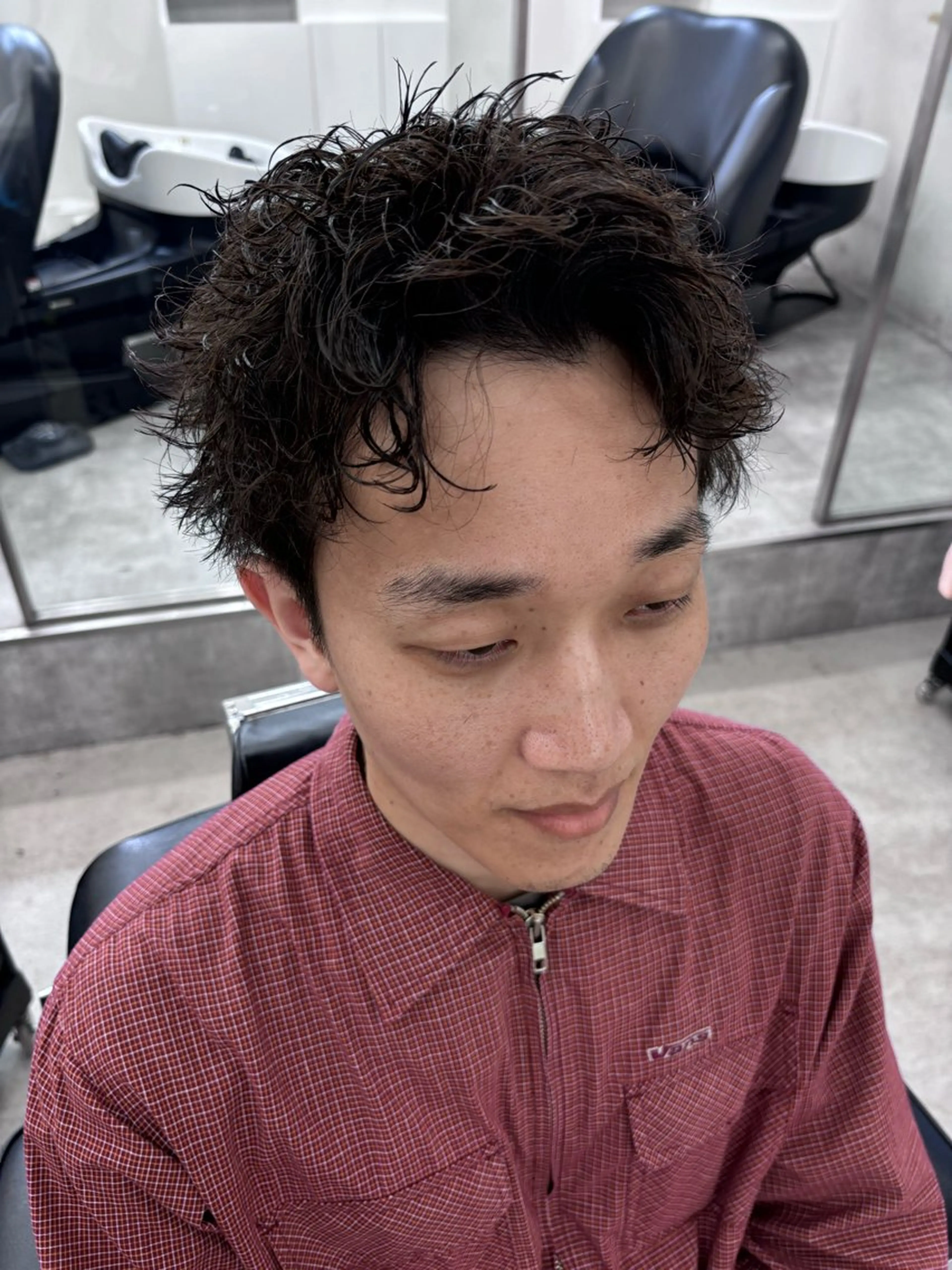 パーマ メンズ カット パーマ トリートメント メンズ専門 パーマ特化美容師🌀のヘアスタイル