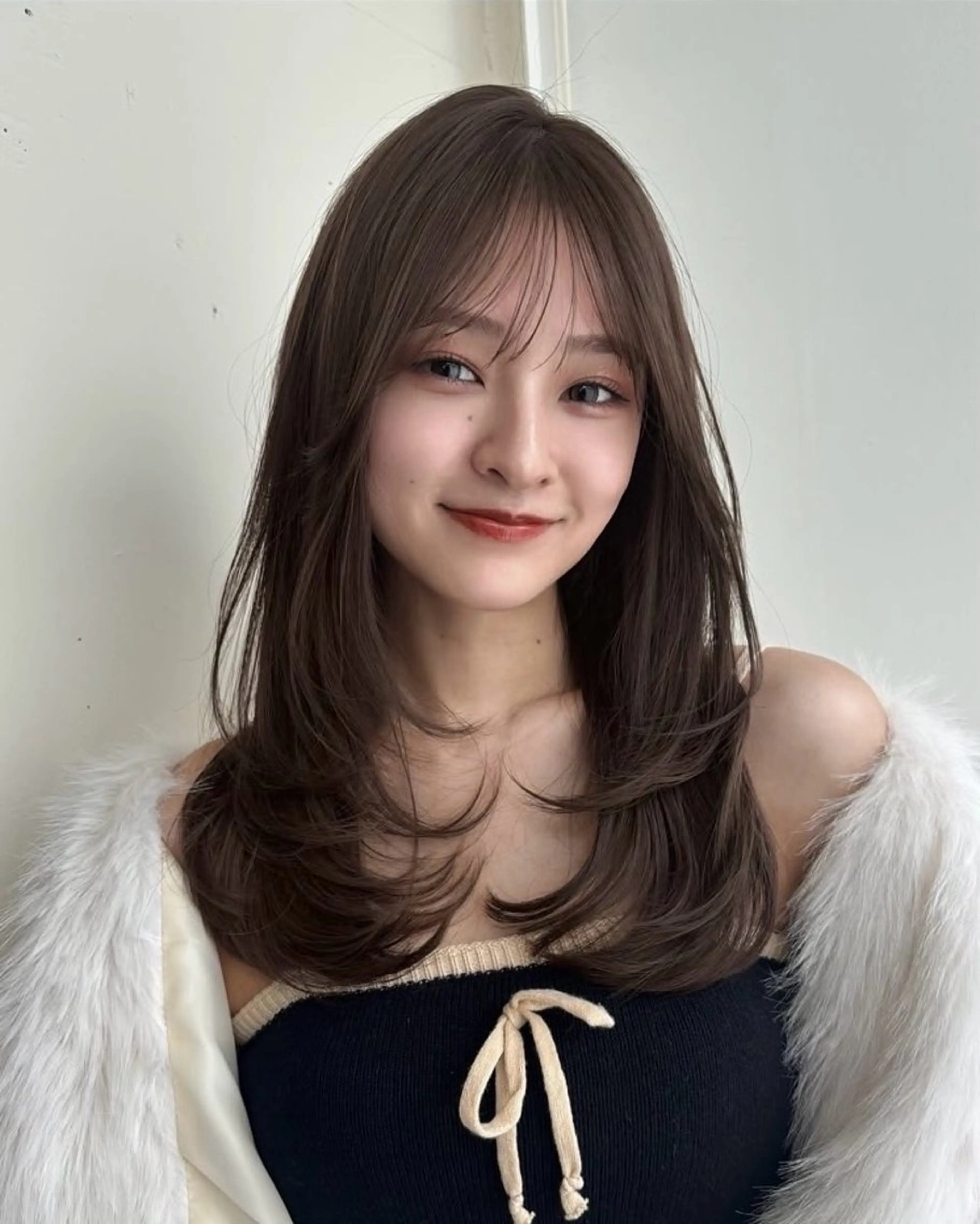 ロング レイヤーカット 🤍yura🤍池袋 レイヤー似合わせのヘアスタイル