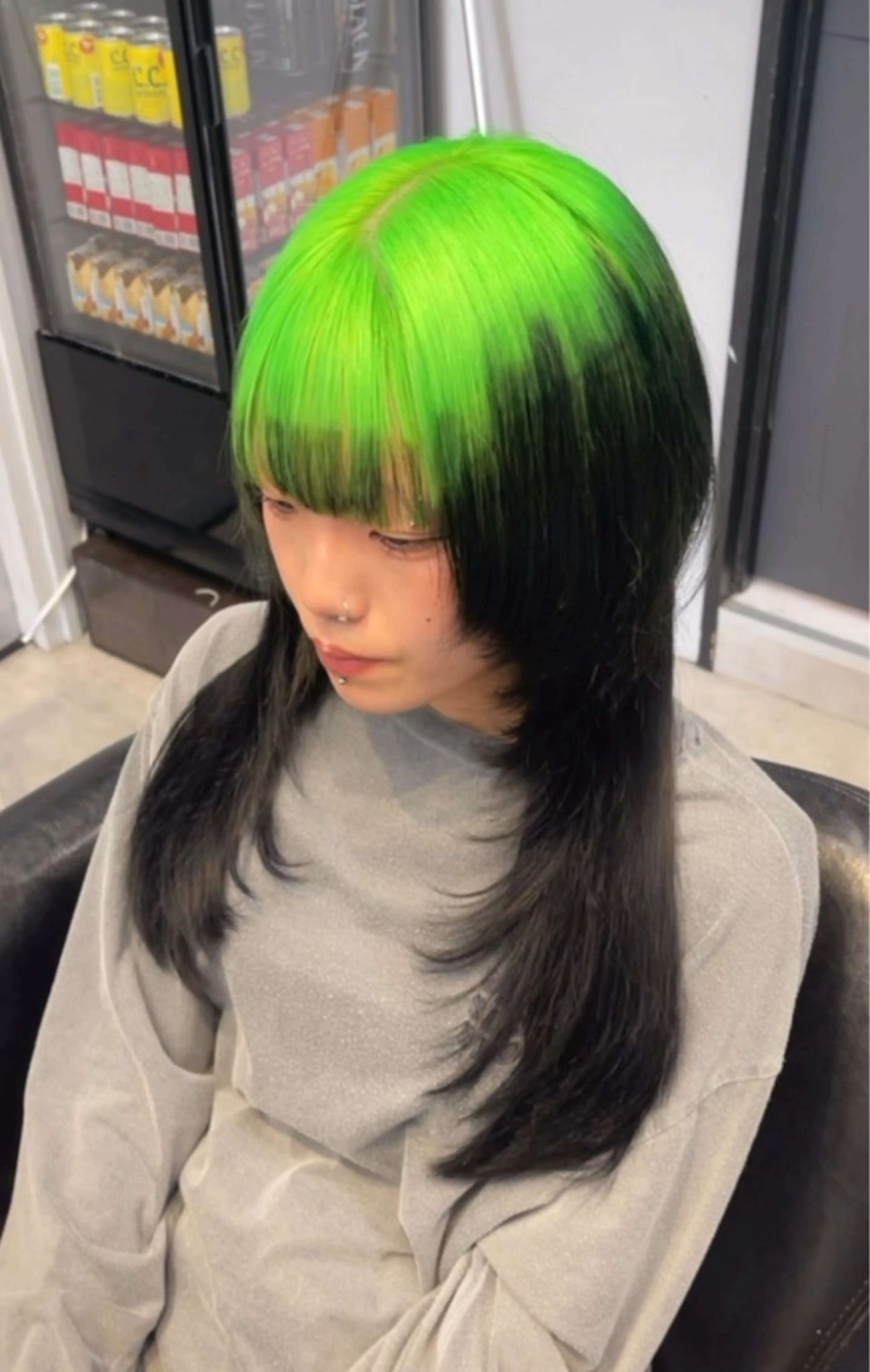 ミディアム プルエクステ エクステ レイヤーカット エクステ Fi-Ne原宿/ プルエクステ/そらのヘアスタイル