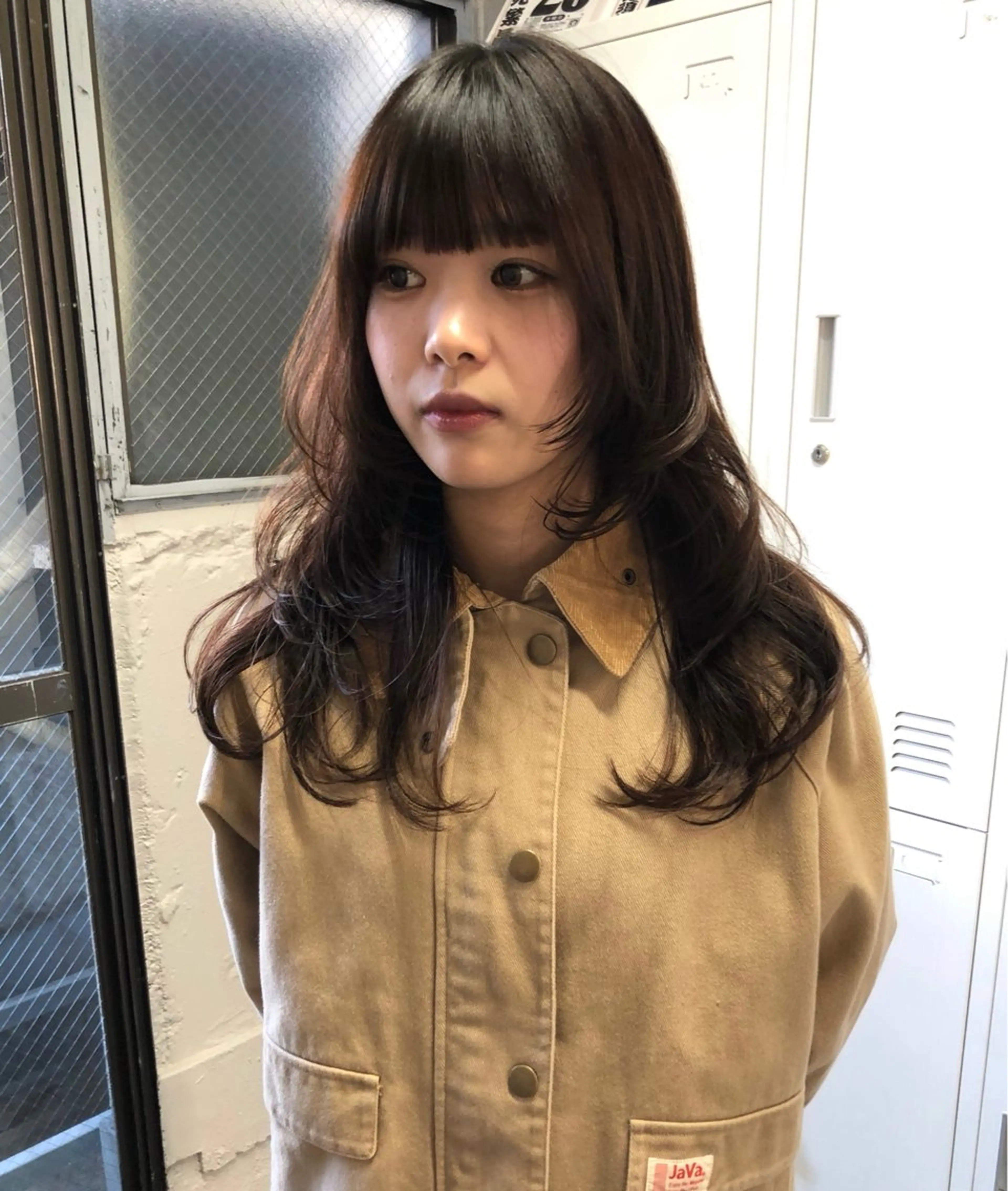 ロング ボブ× フェイスレイヤー🩰のヘアスタイル