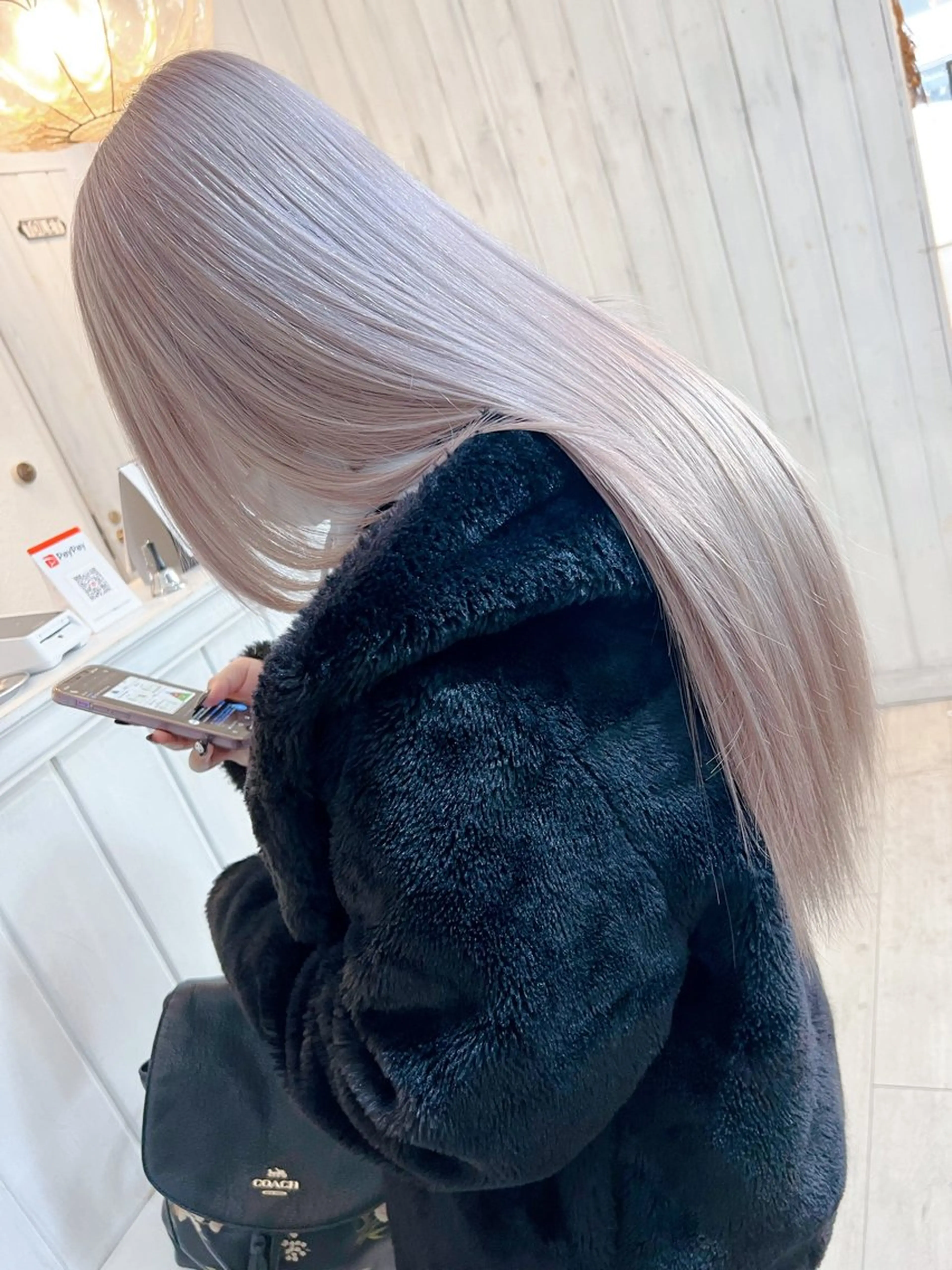 ロング カラー カット ヘアカラー トリートメント ヘッドスパ 髪質改善美髪特化 ルイス奈良のヘアスタイル