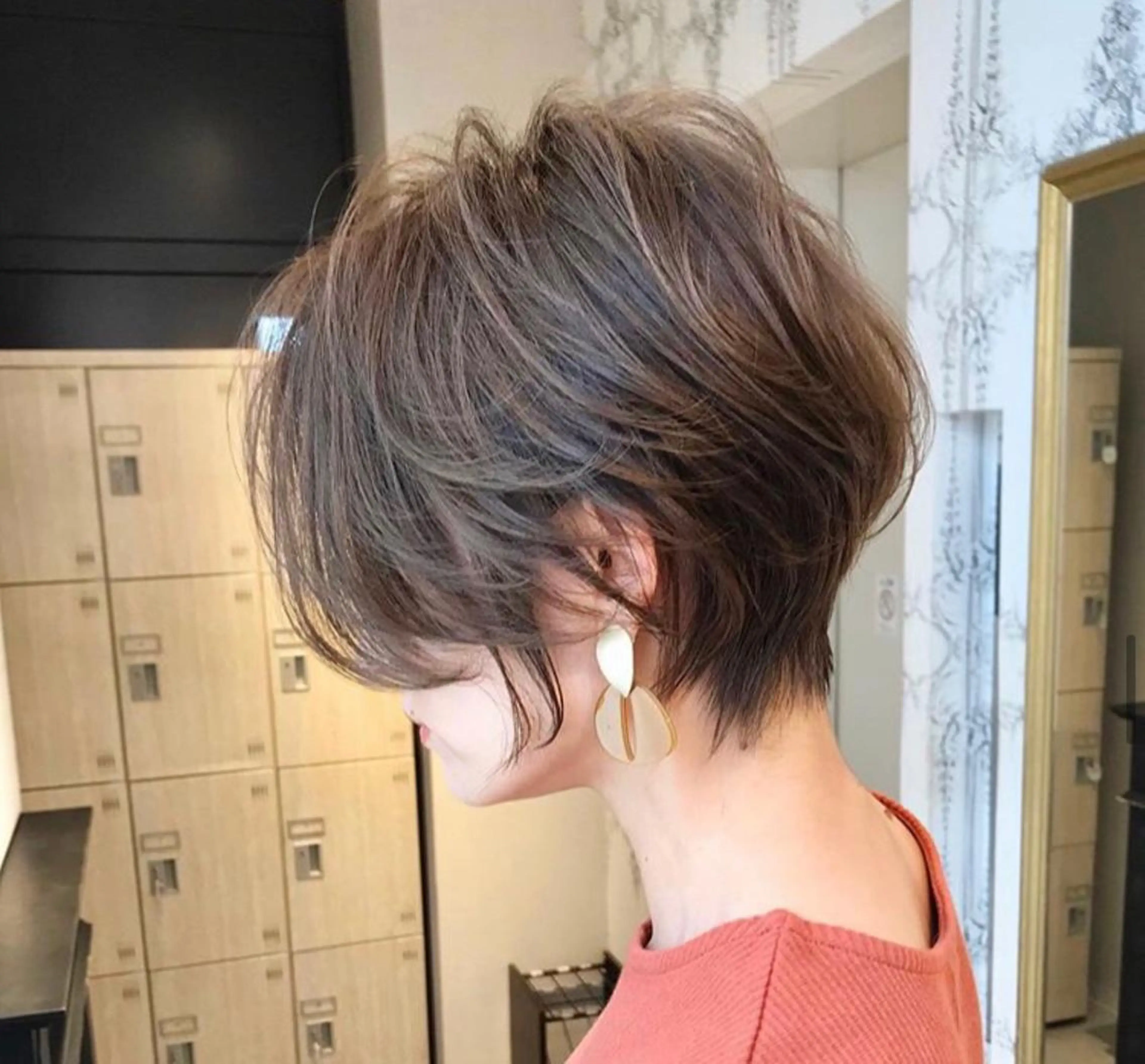 ショート カラー パーマ 木下 修兵のヘアスタイル