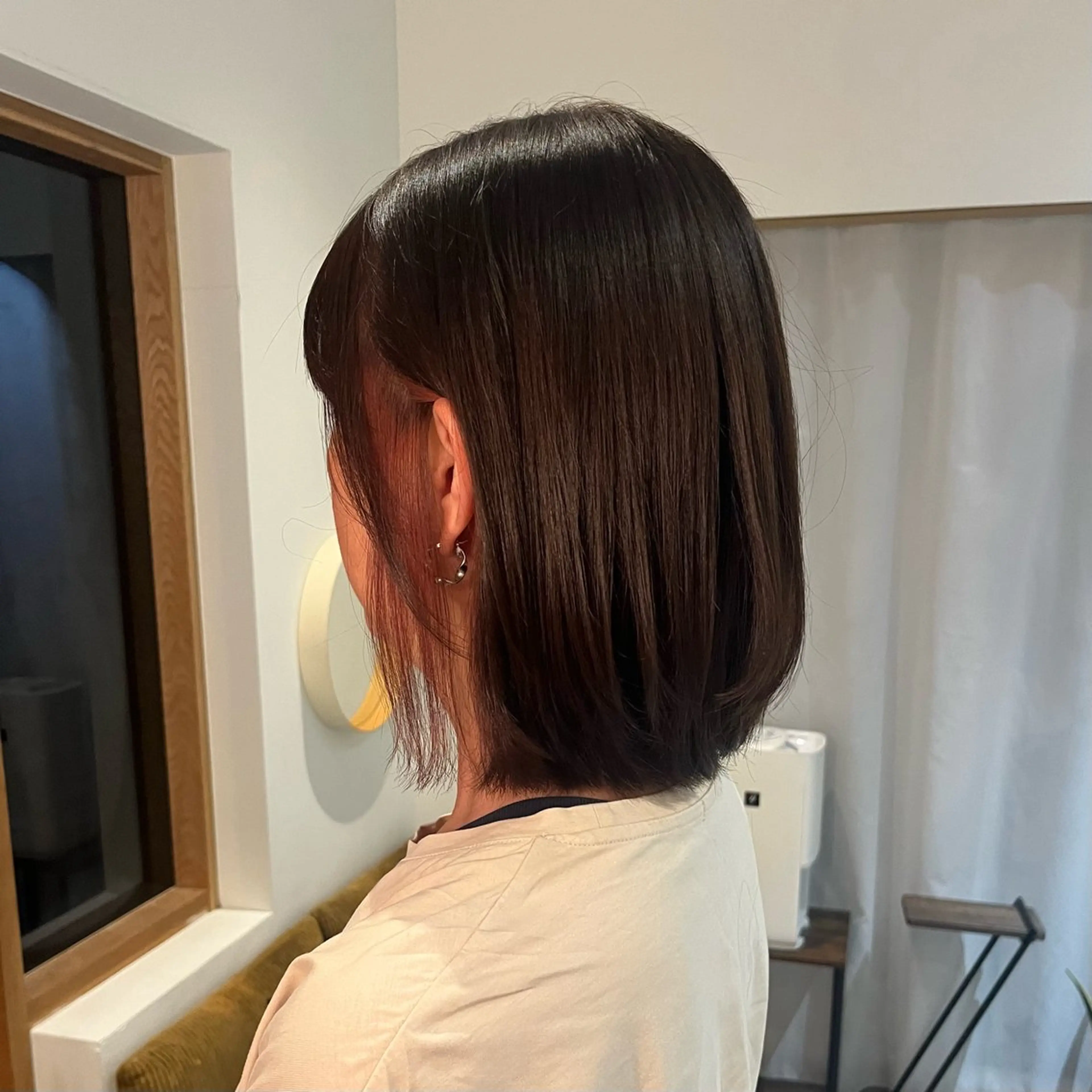 セミロング ヘアカラー Wカラー🐾 ハルナのヘアスタイル