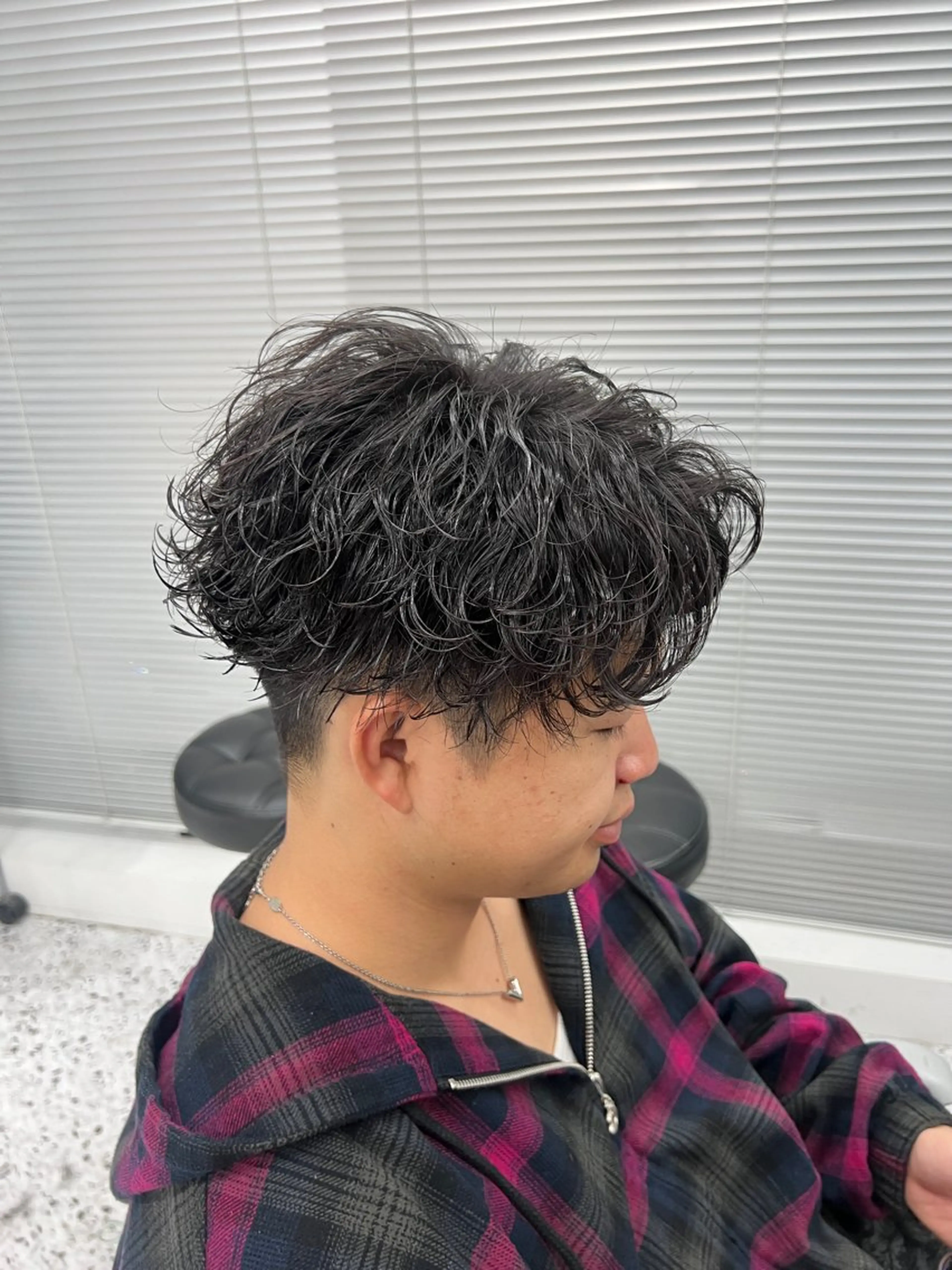 ショート パーマ メンズ メンズパーマ 波巻きパーマ あずこう/メンズヘア /メンズパーマのヘアスタイル