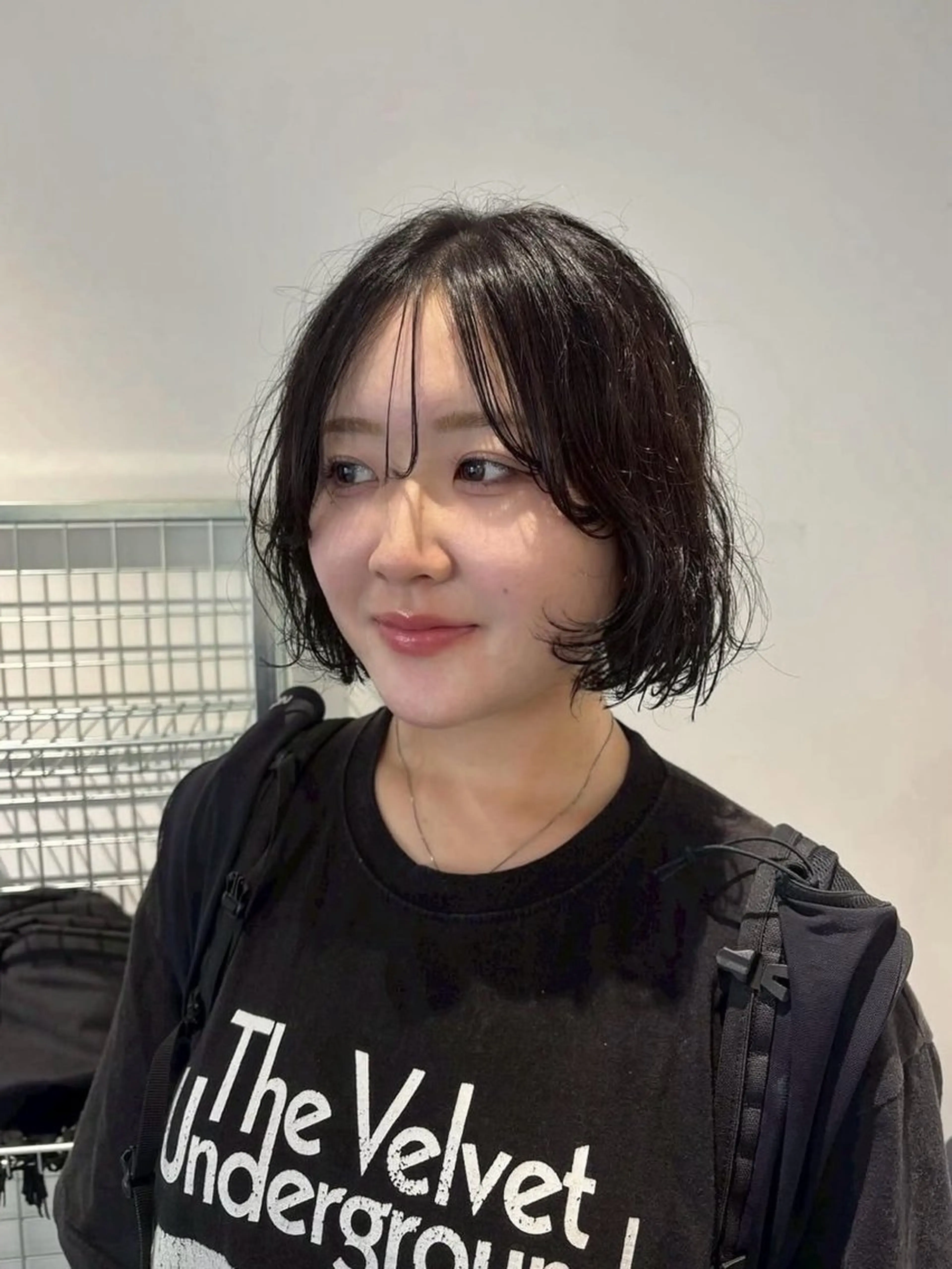 ショート ボブ くせ毛 長沼 咲輝のヘアスタイル