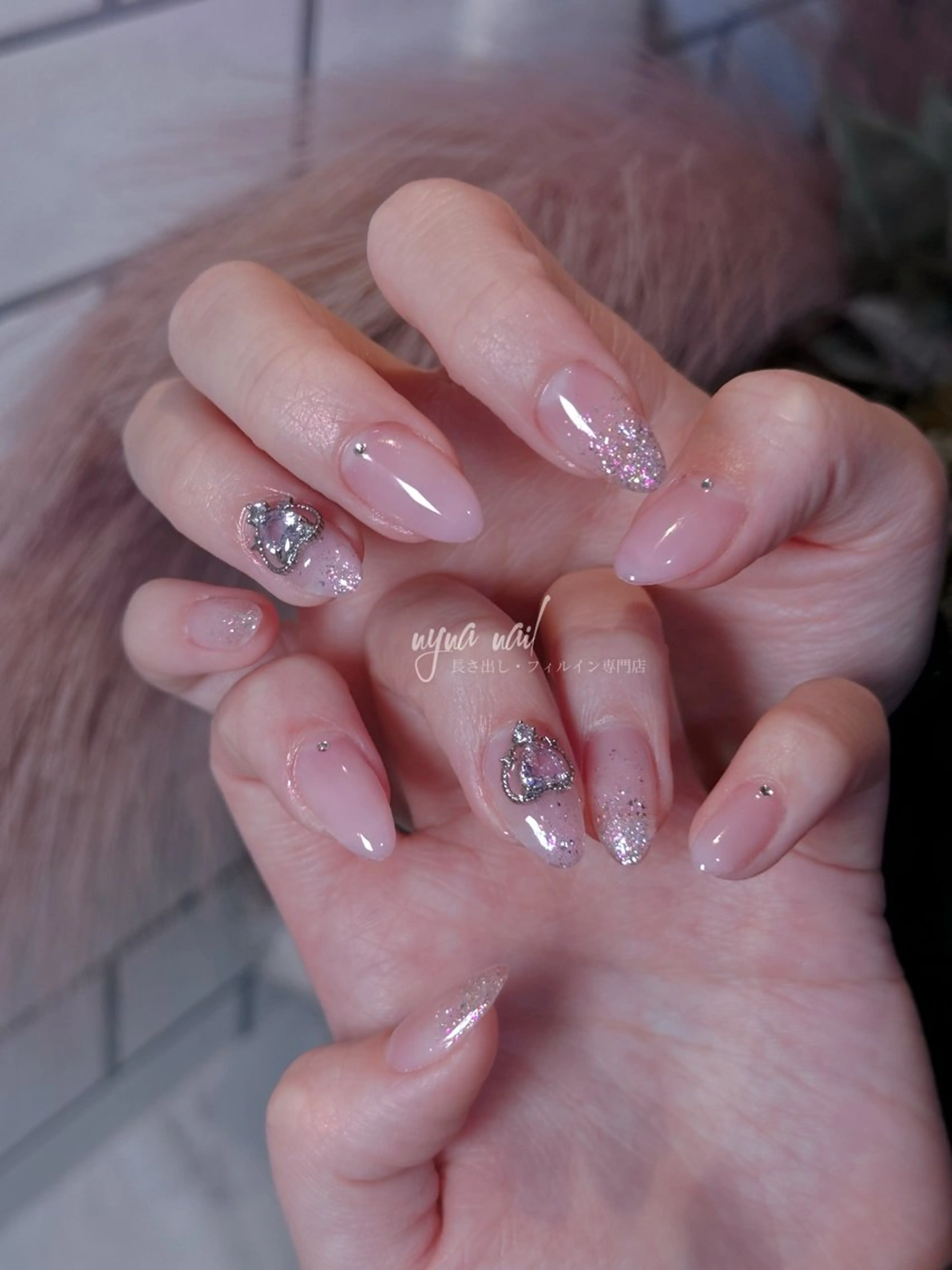 ネイル ハンドネイル 長さ出し専門 nynaのネイルデザイン