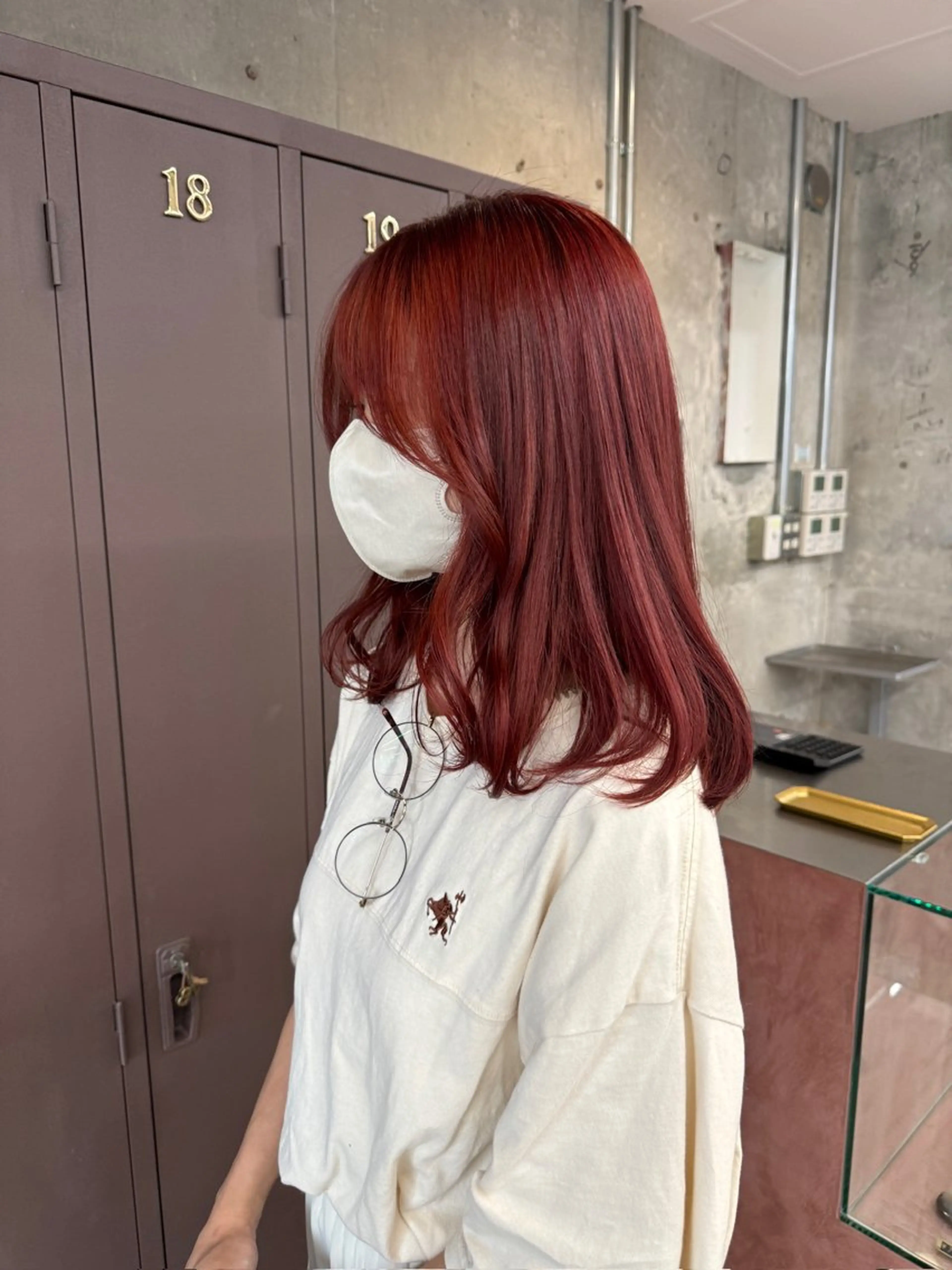 カラー 森田遥奈/透明感カラ ー/似合わせカットのヘアスタイル