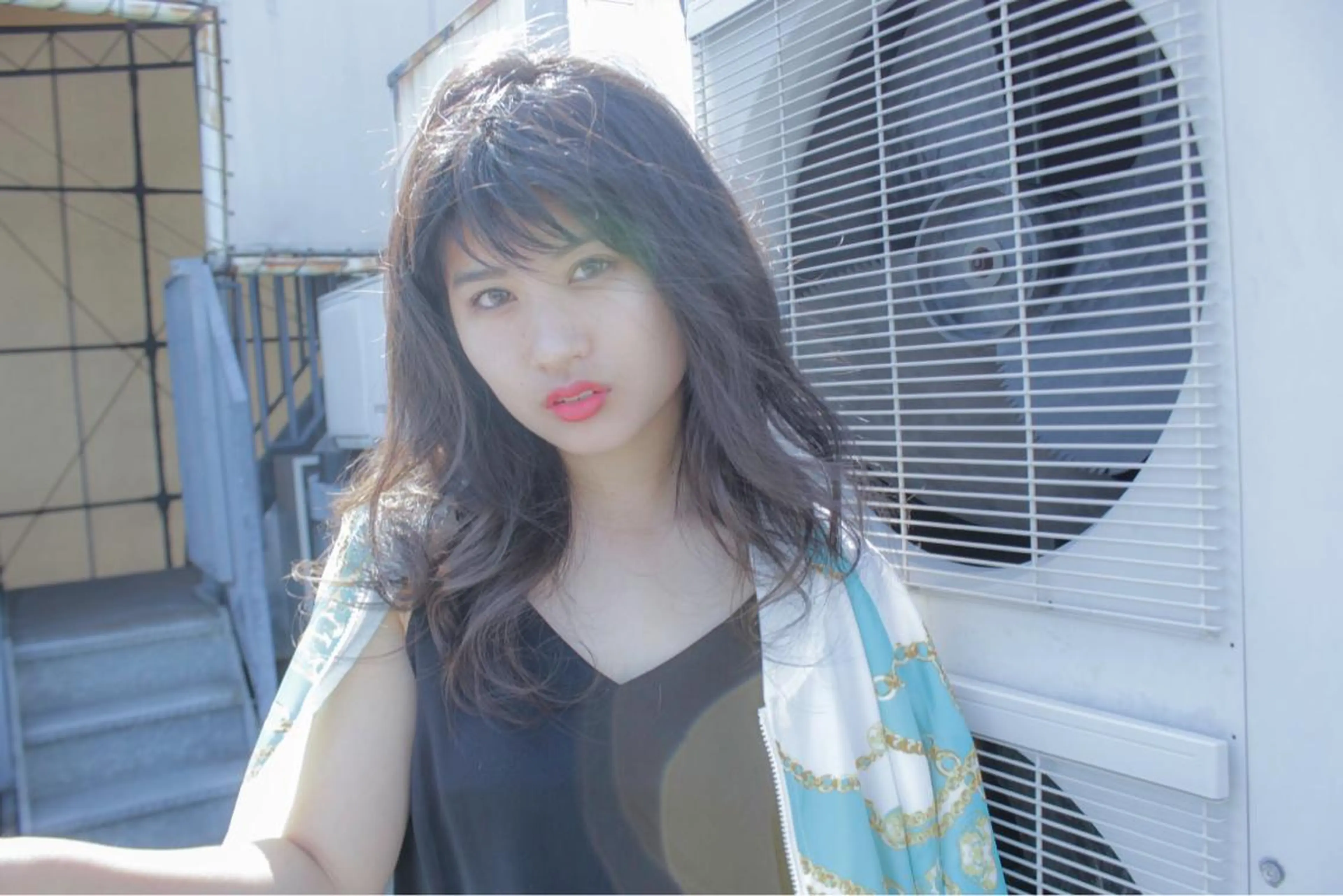 セミロング 永田 崇のヘアスタイル