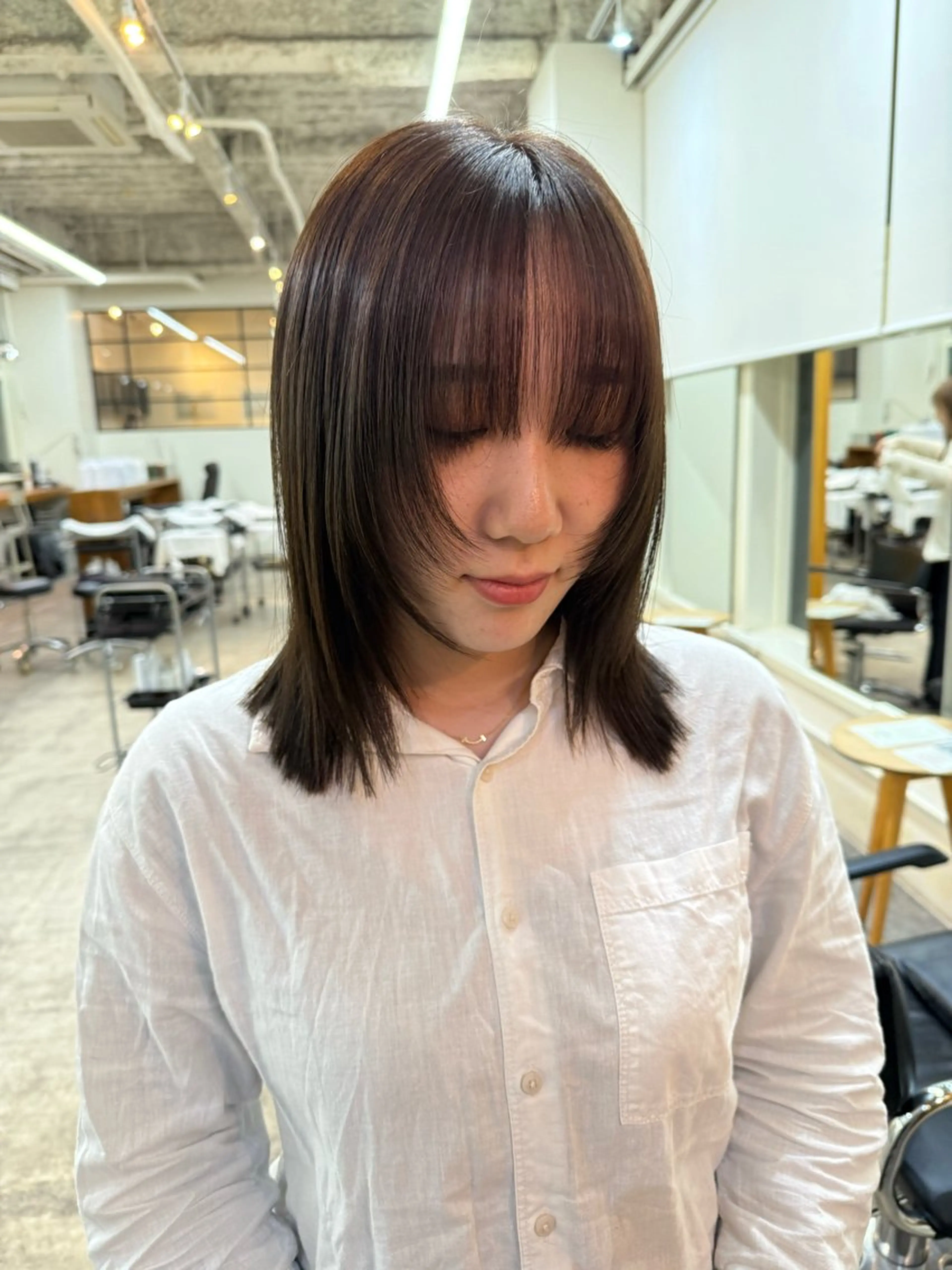 ミディアム カット MION✂️ 似合わせカットのヘアスタイル