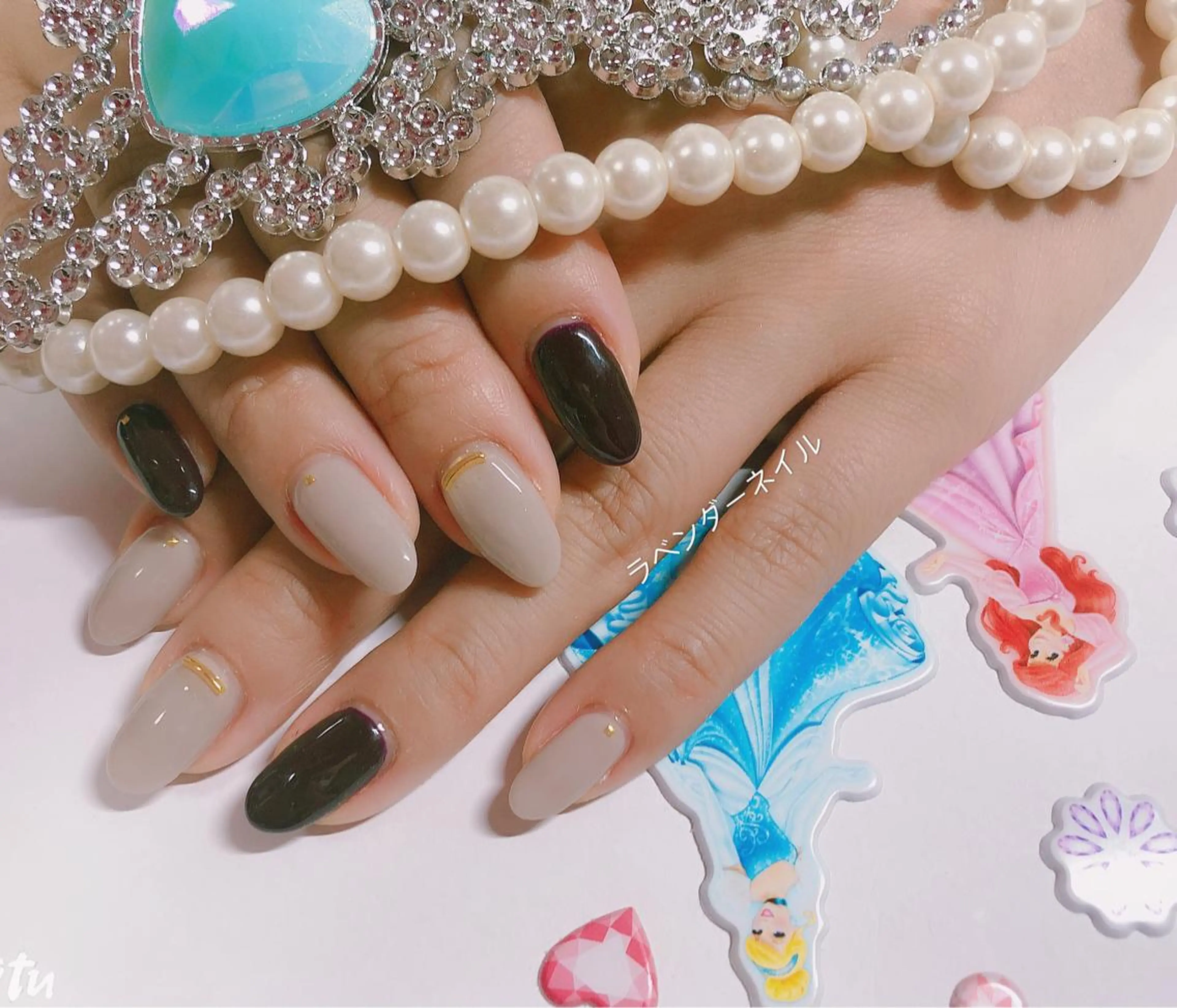 ネイル ラベンダー💖日暮里 ルル💖ネイルのネイルデザイン