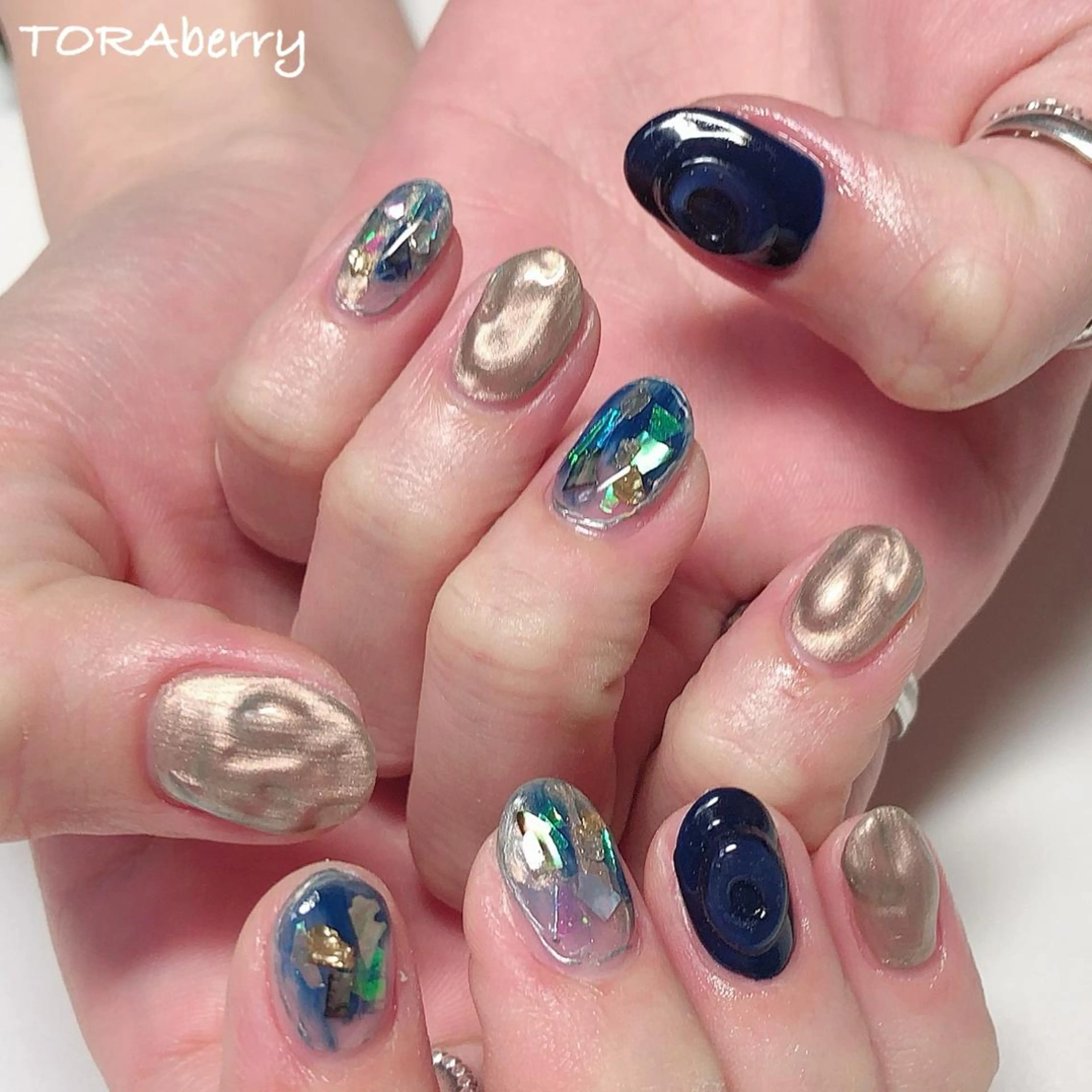 ネイル ニュアンスネイル ハンドネイル ネイリスト なつみのネイルデザイン