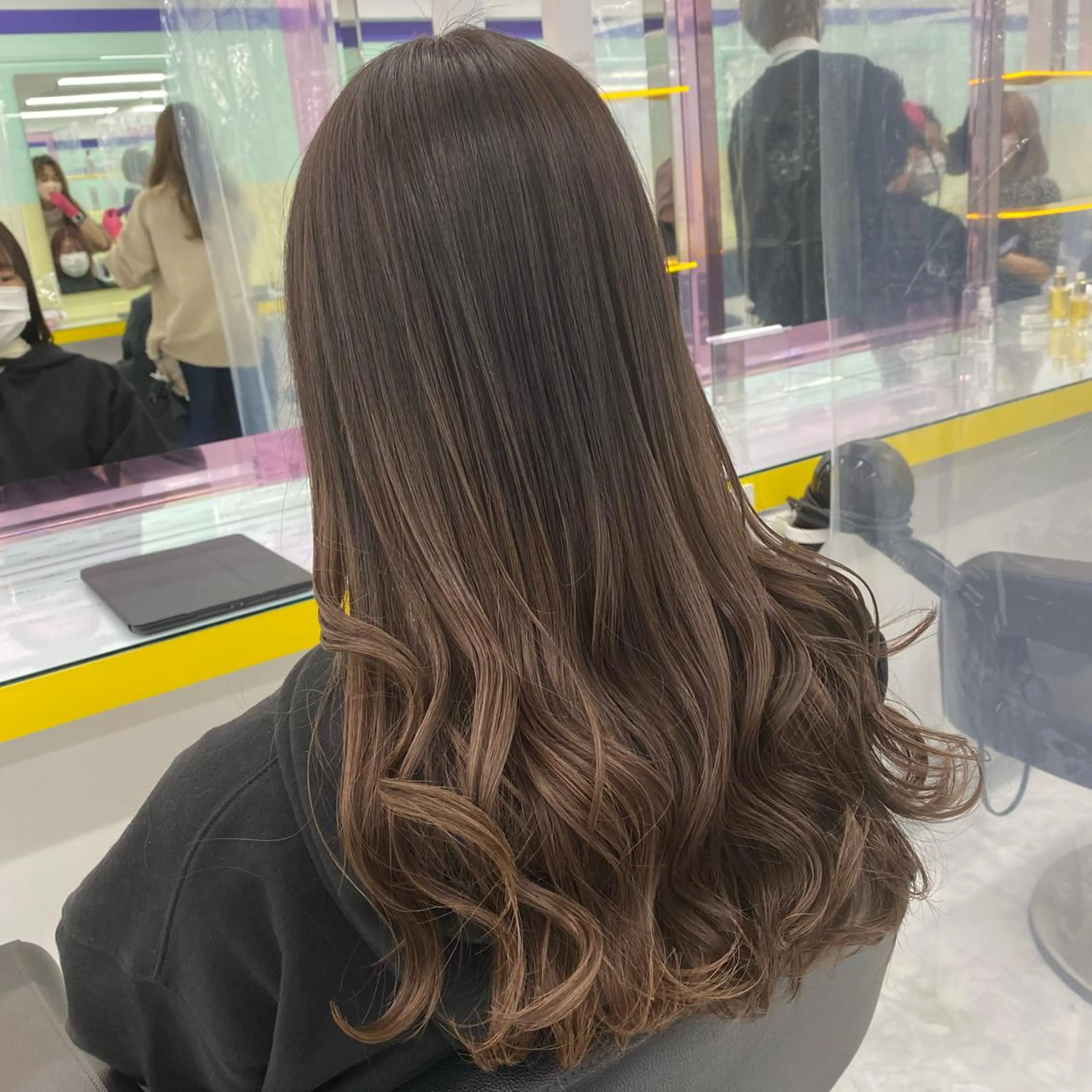 ショート カラー ヘアアレンジ ヘアカラー トリートメント mai🍑暖色カラー /レイヤー💖のヘアスタイル