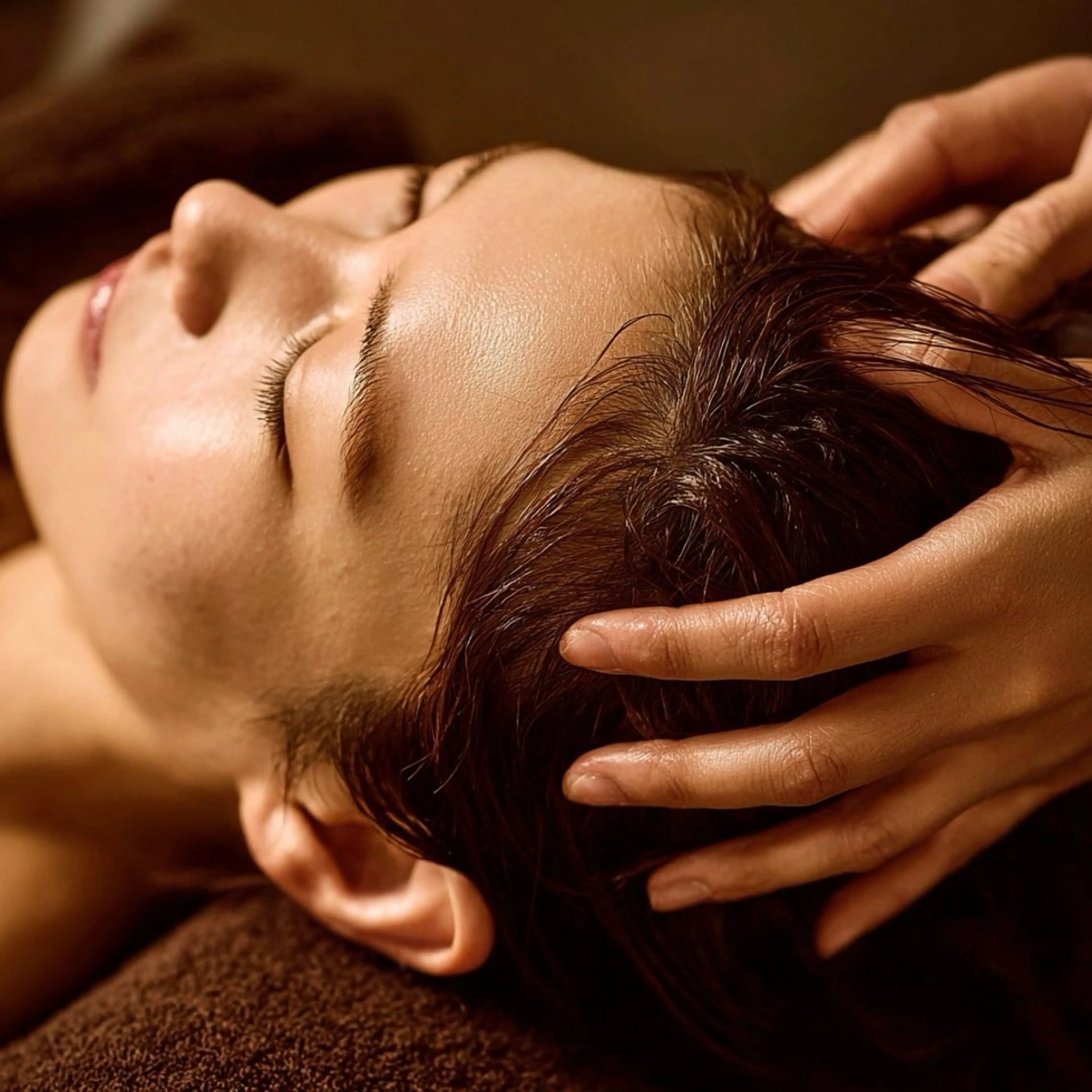 【リラックスコース】匂いの元を除去するベーシックヘッドスパ頭皮診断+頭皮クレンジング+ヘッドマッサージ(70分)の写真