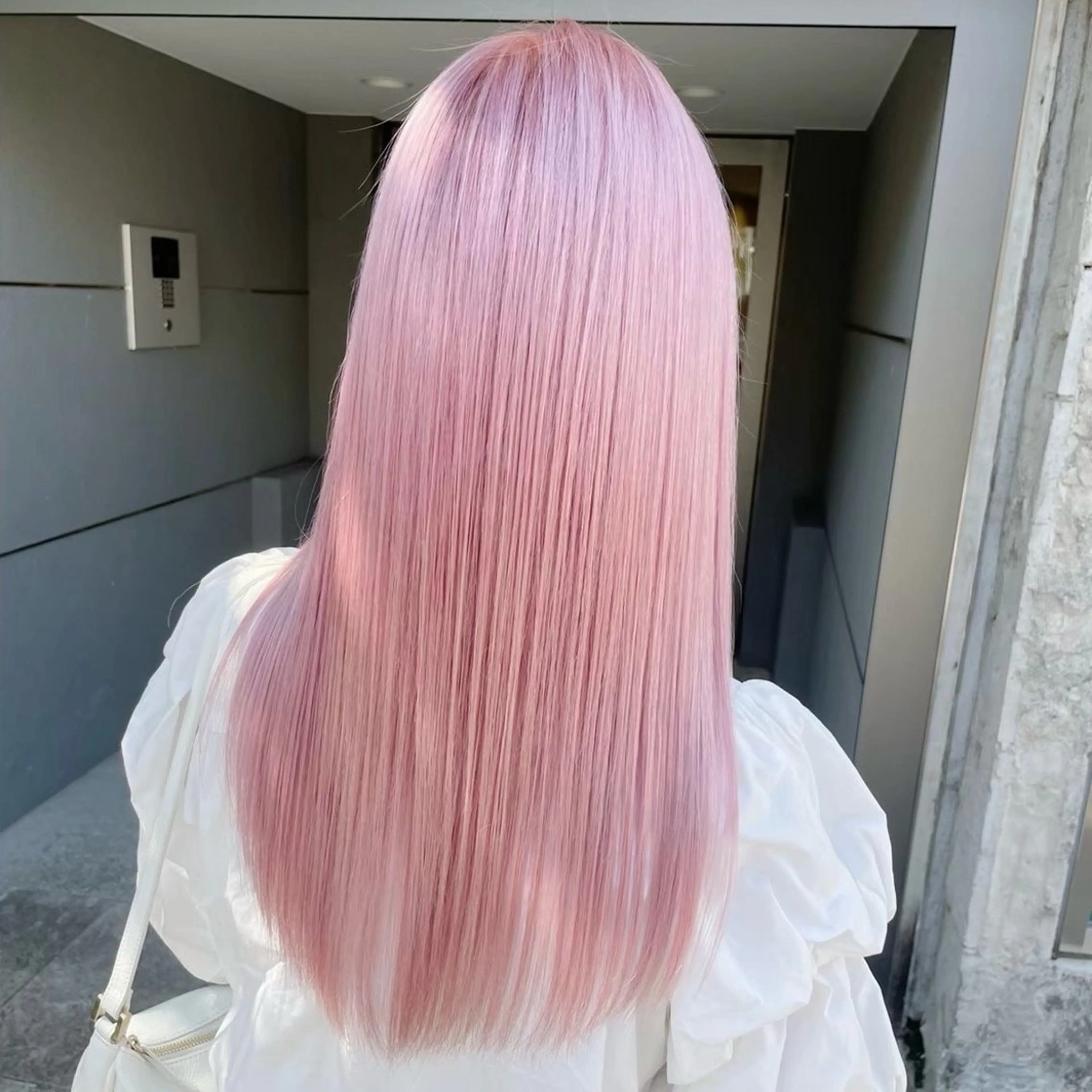 ロング カラー ヘアアレンジ メンズ メンズブリーチ メンズハイトーン メンズ韓国風 ブリーチ ブロンド ヘアカラー トリートメント 🌟🍒ハイトーン 韓国ヘア/ユウミのヘアスタイル