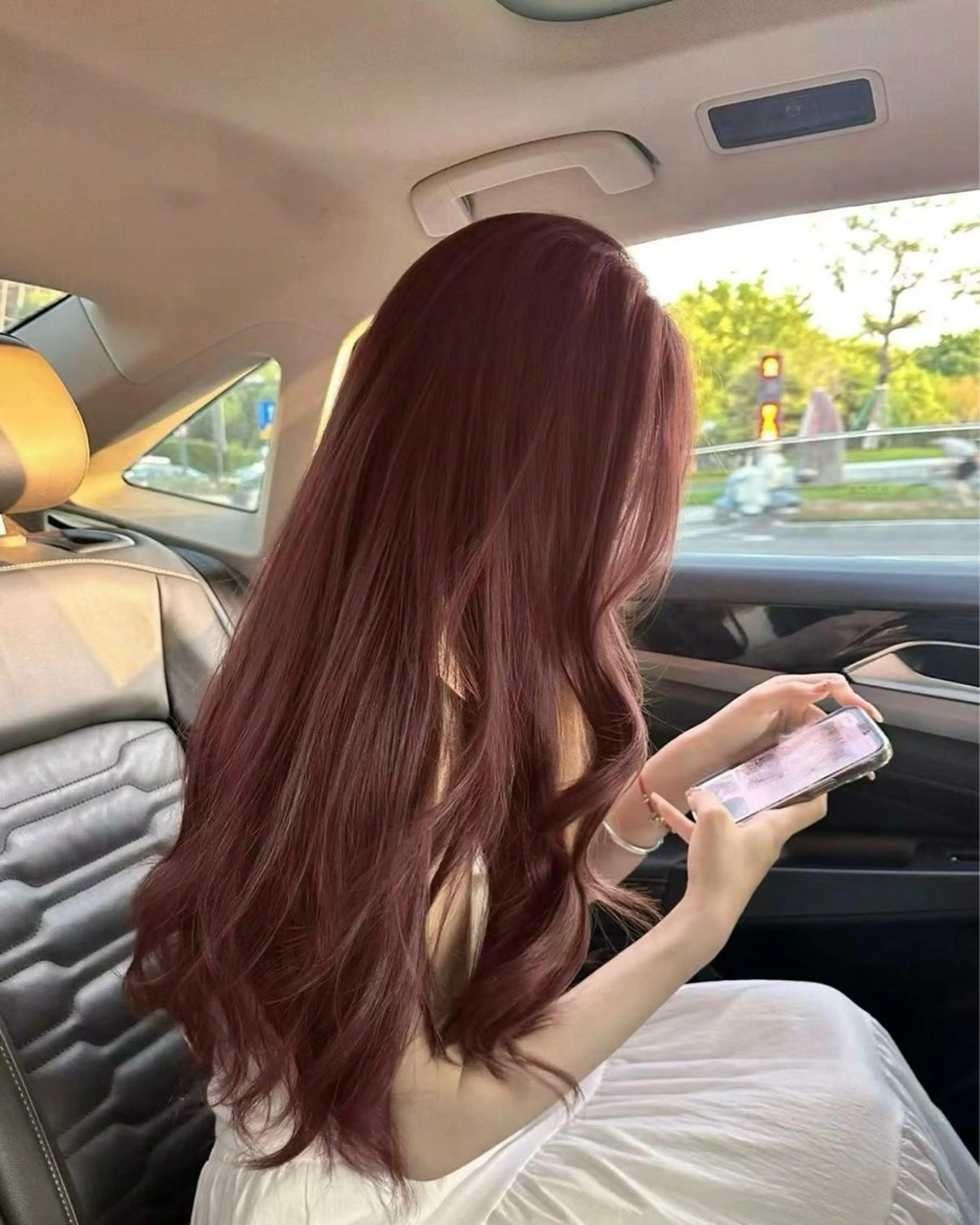 ロング ヘアカラー トリートメント ヘアセット NANA💓韓国ヘア /レイヤー/暖色💓のヘアスタイル