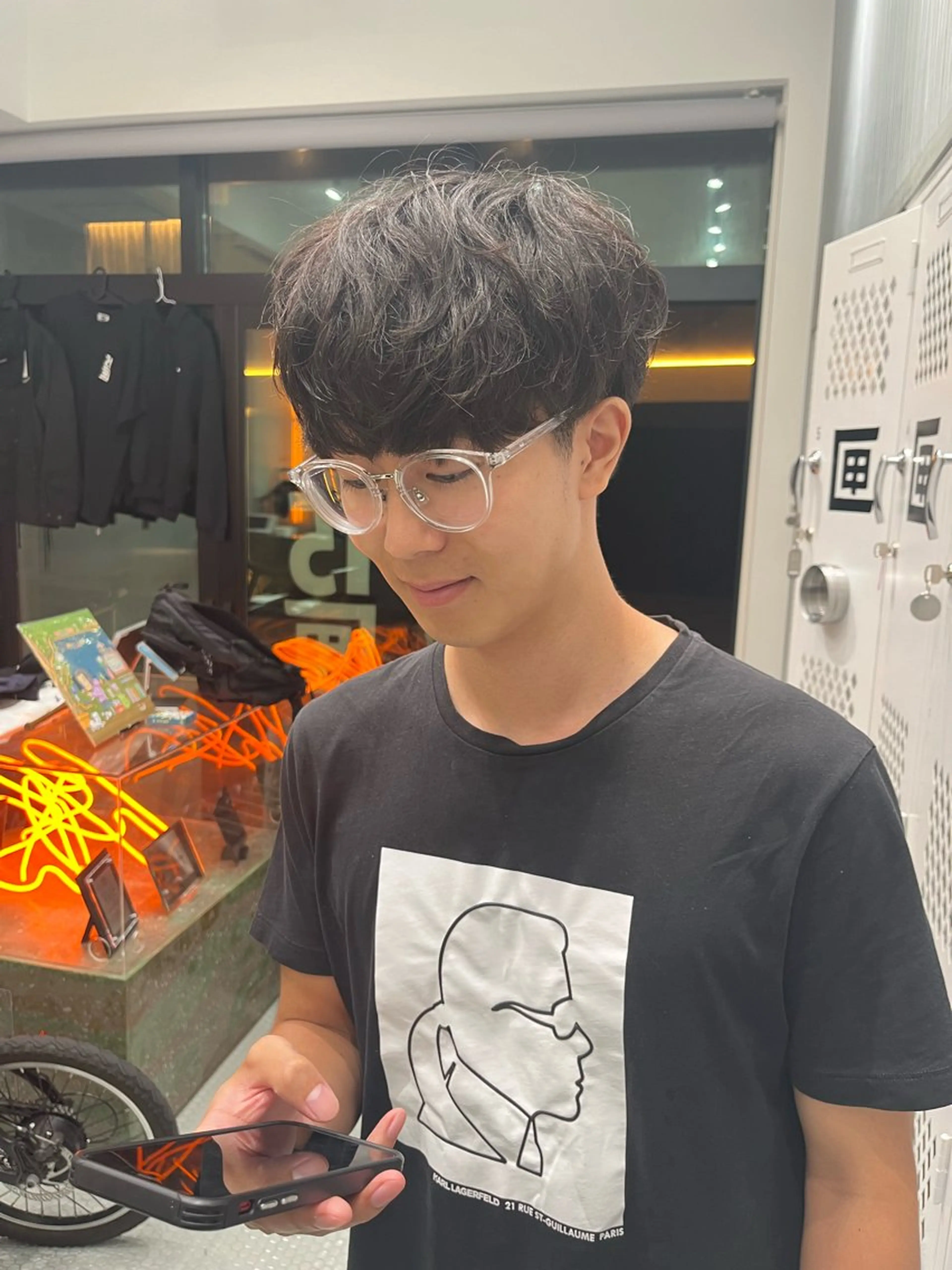 パーマ メンズ カット パーマ fifth 桐山 蒼史のヘアスタイル