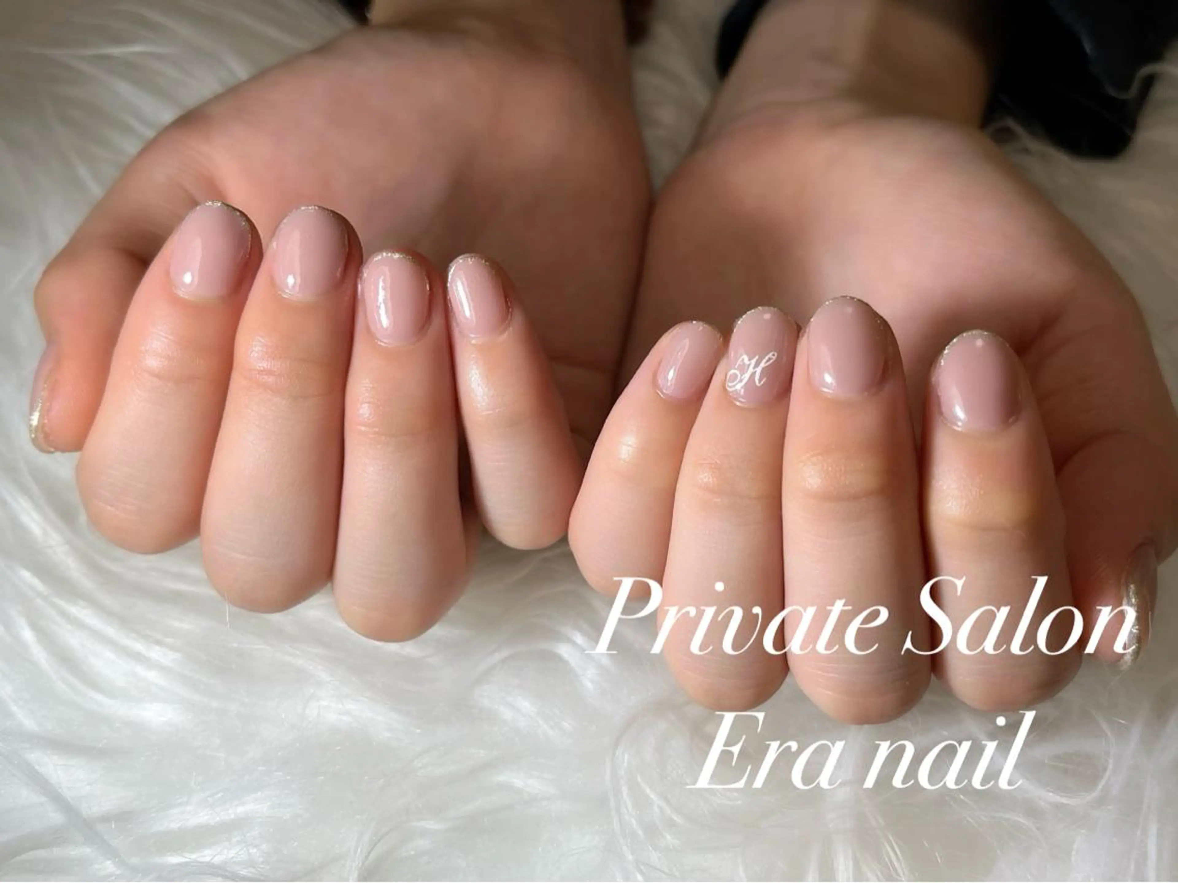 ネイル ラメ(グリッター) ワンカラーネイル ハンドネイル Era nailのネイルデザイン