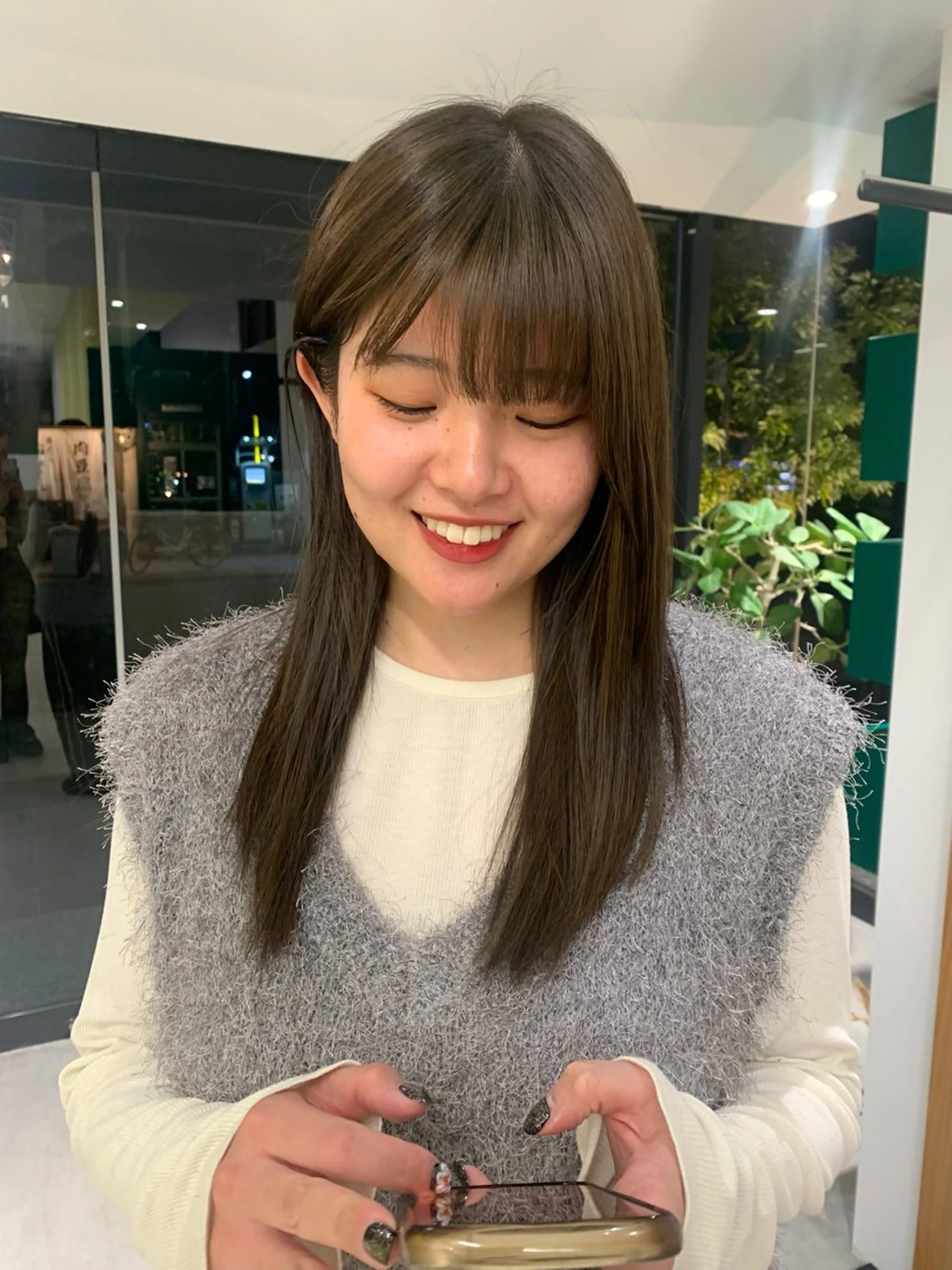 カラー 北野 なのはのヘアスタイル