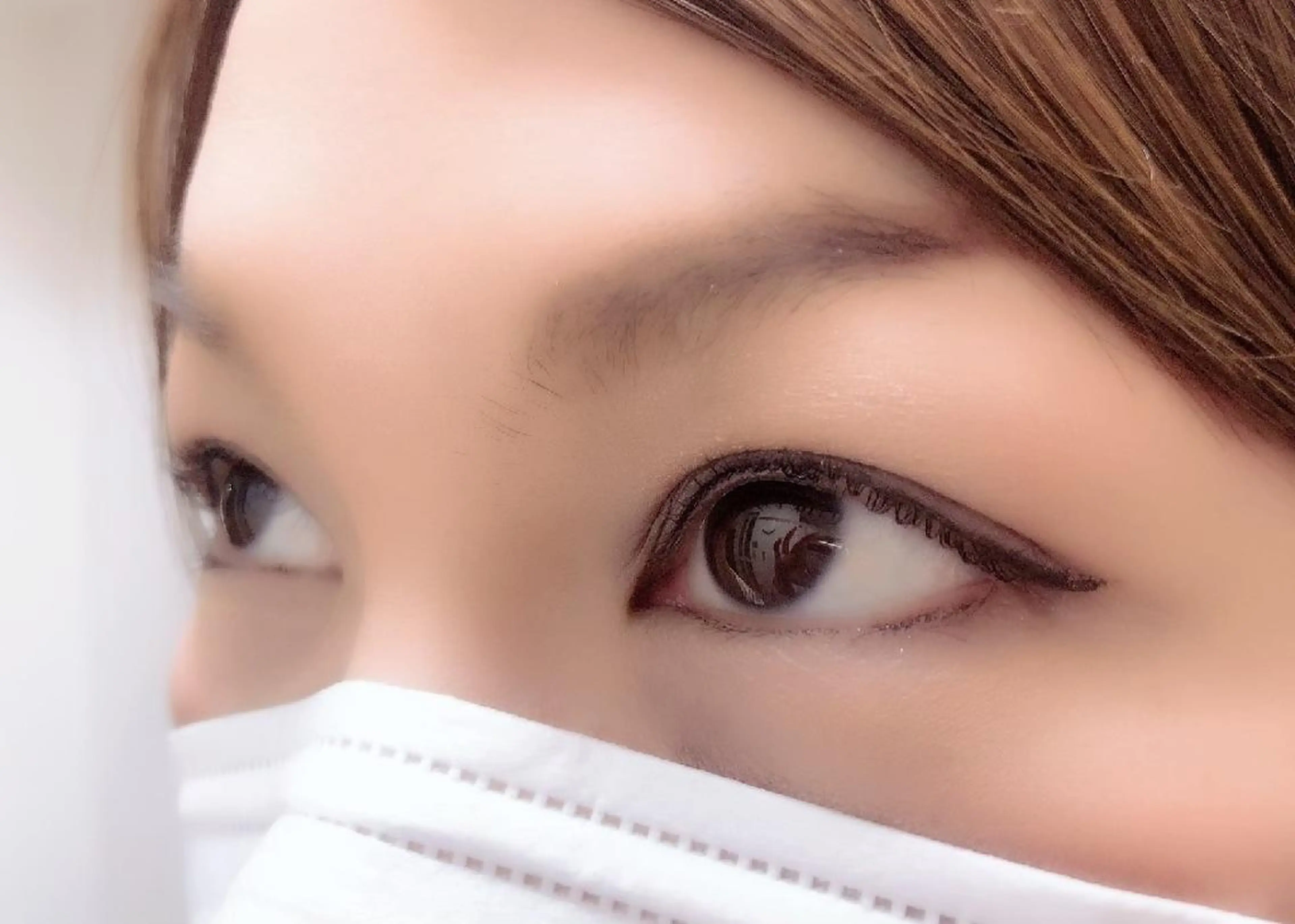 マツエク・マツパ 付け放題 フラットラッシュ ナチュラル まつげパーマ 一重×まつ毛パーマ マツパ 吉岡 ゆうなのマツエク・マツパデザイン