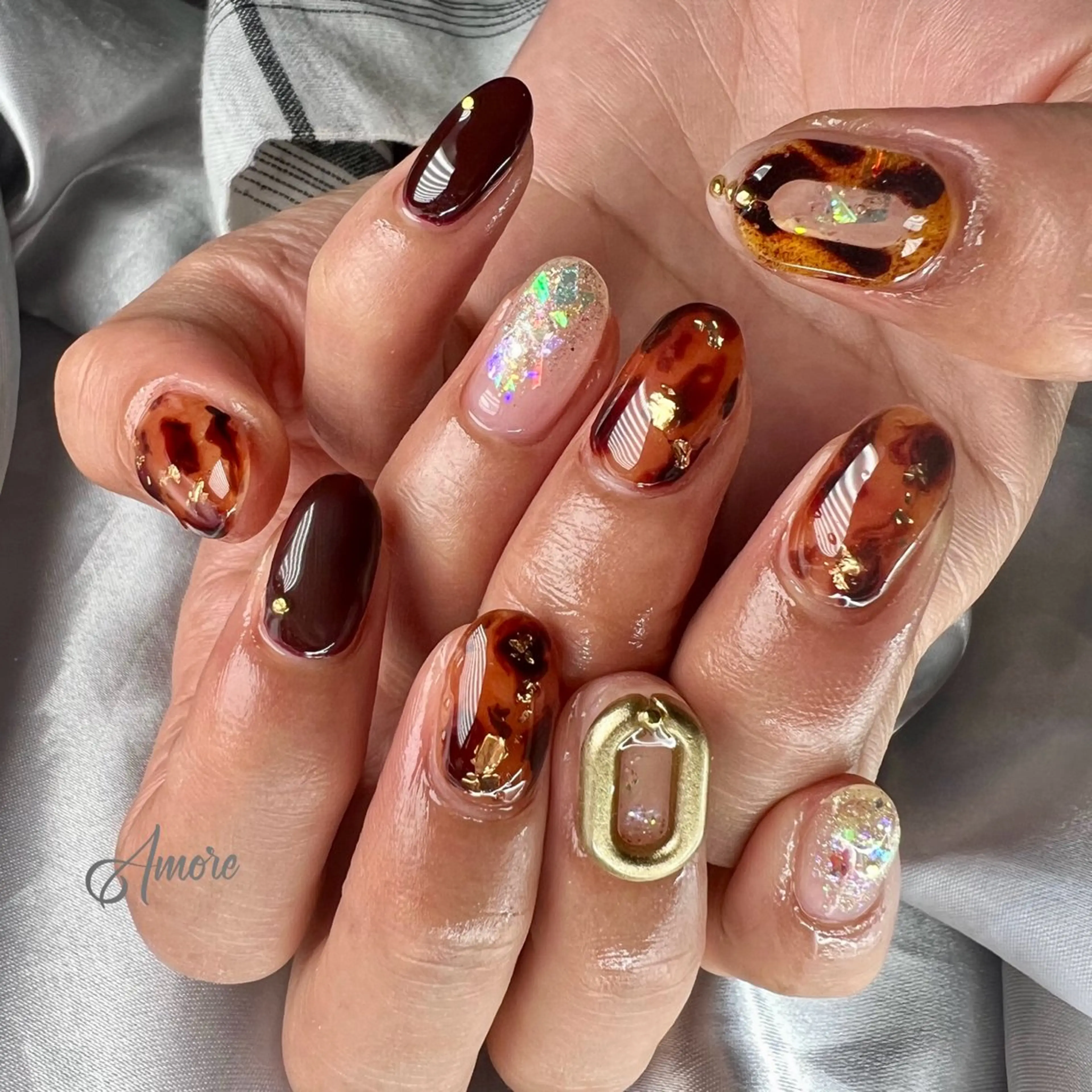 ネイル ジェルネイル 韓国ネイル パラジェル You kyehwaのネイルデザイン