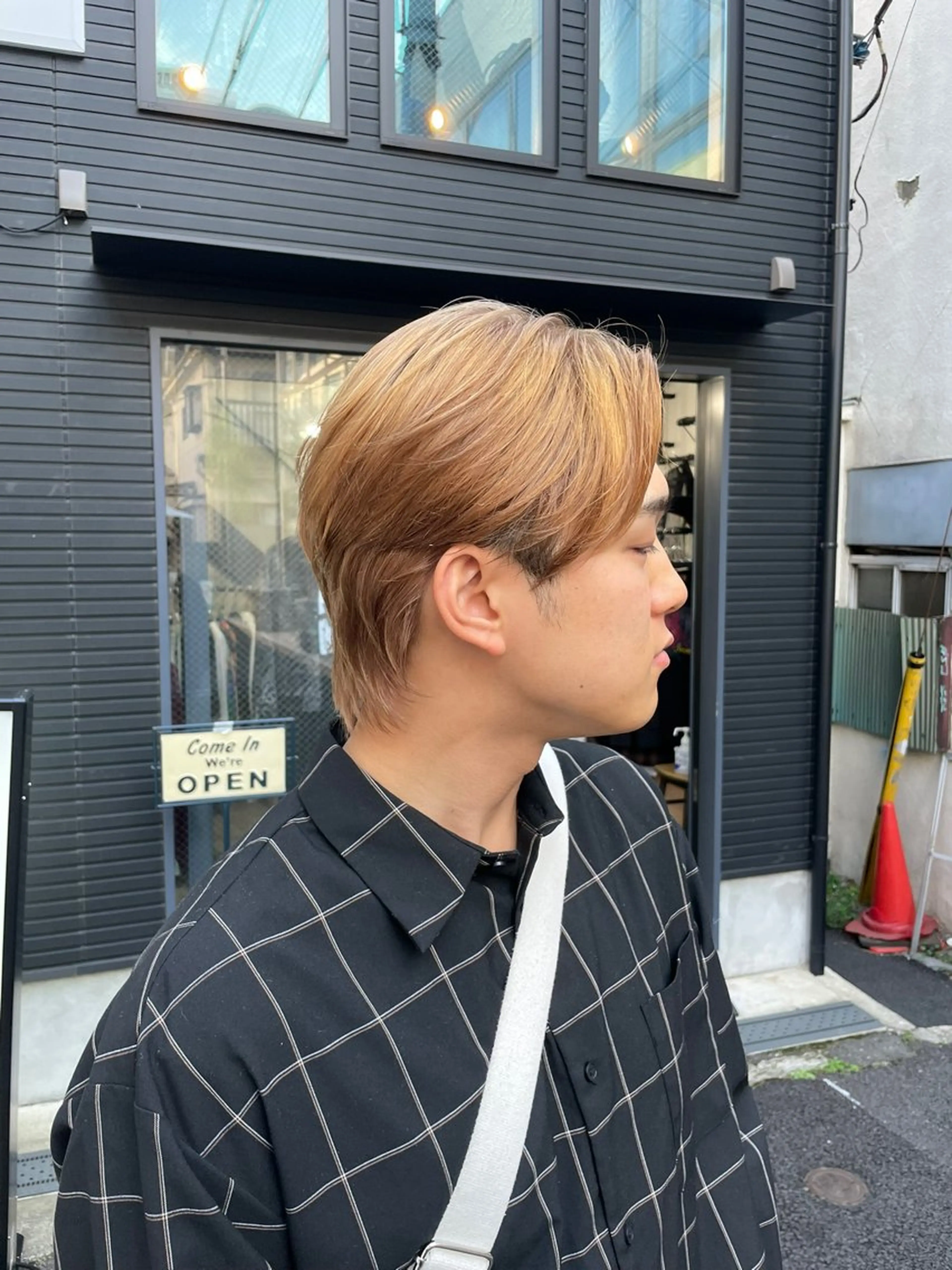 ショート カラー メンズ ヘアカラー トリートメント SHO 👻原宿 /艶カラーのヘアスタイル