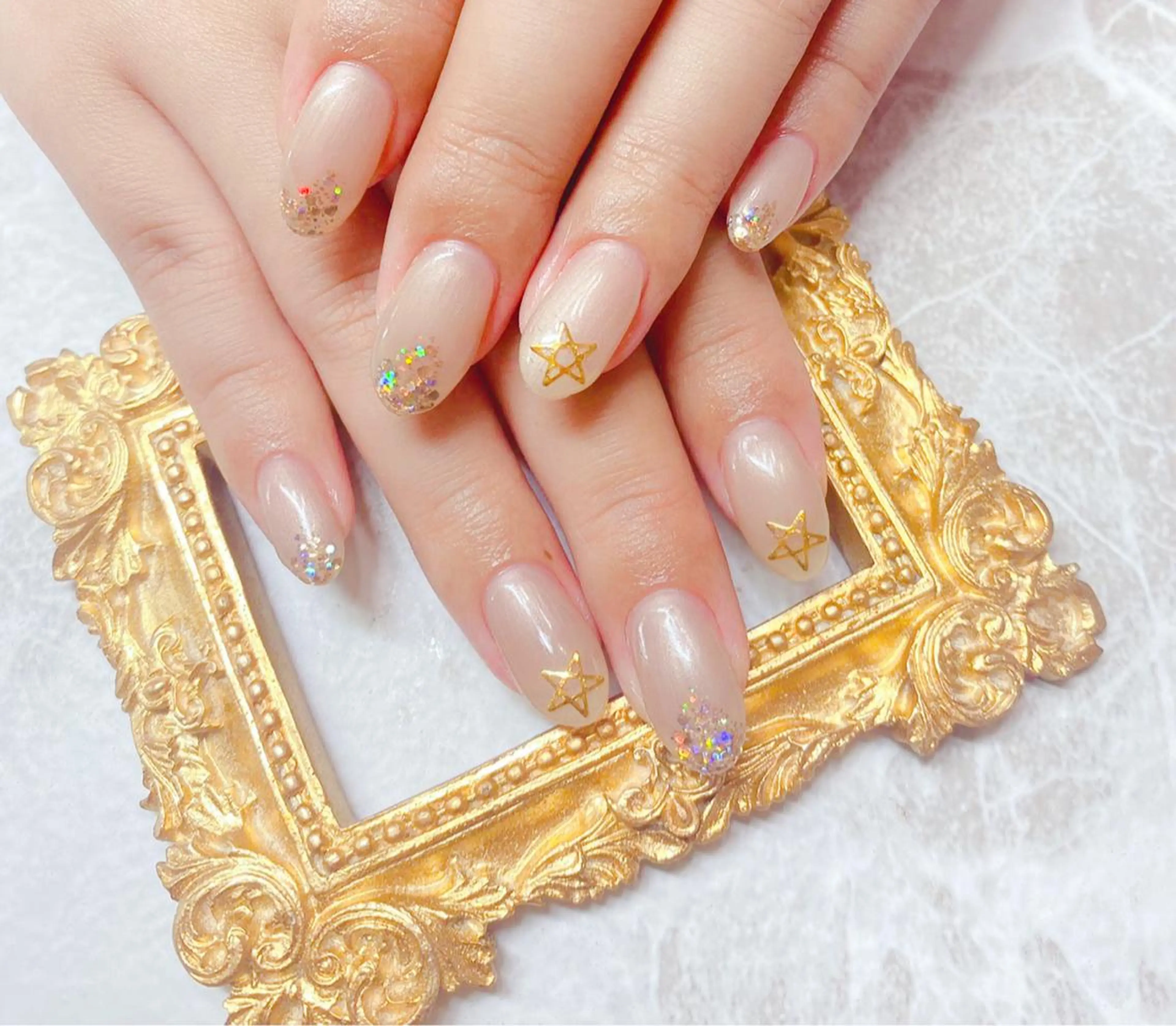 ネイル マジック ミラーのネイルデザイン