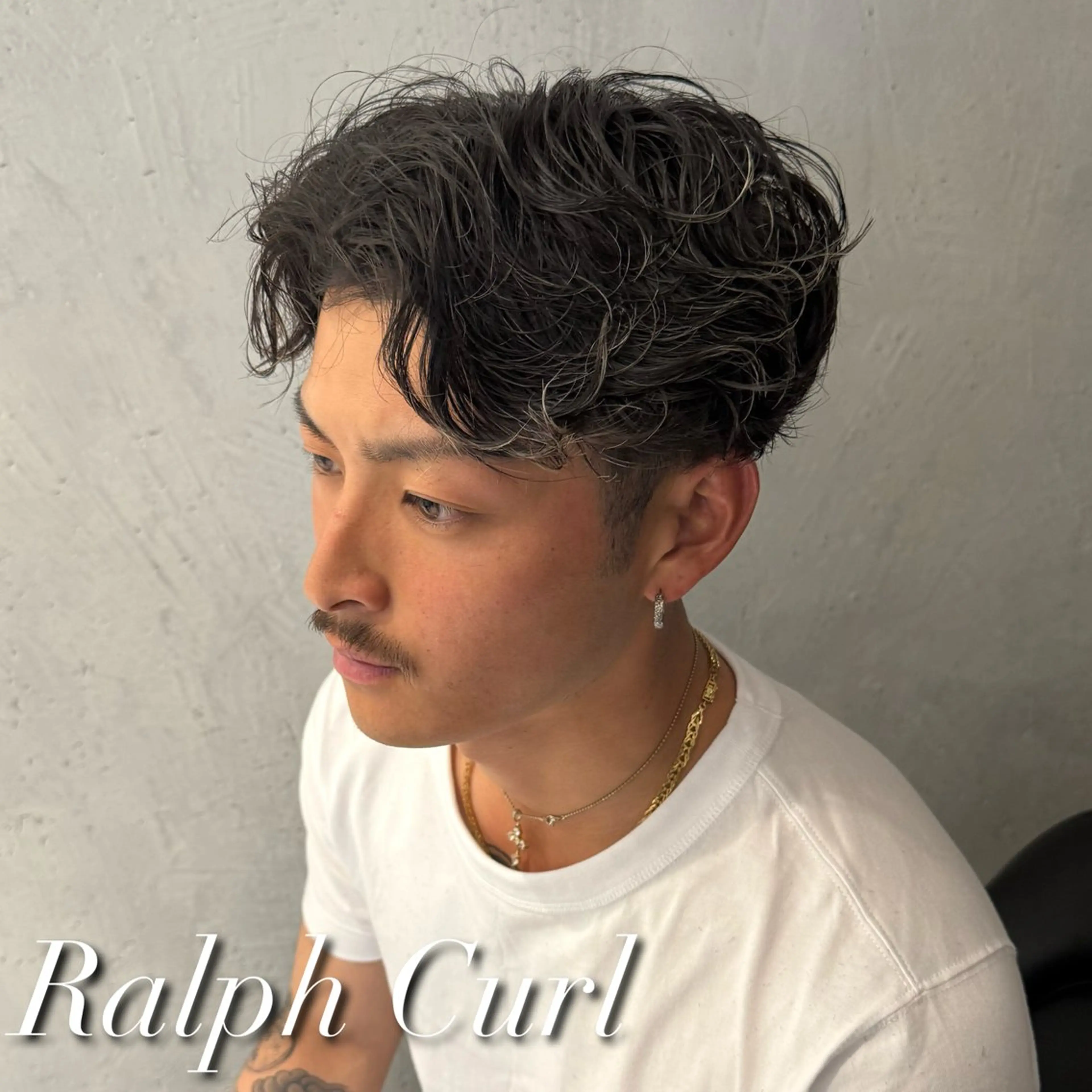 ショート パーマ メンズ カット パーマ 横浜メンズパーマ🔥 大野賢人のヘアスタイル