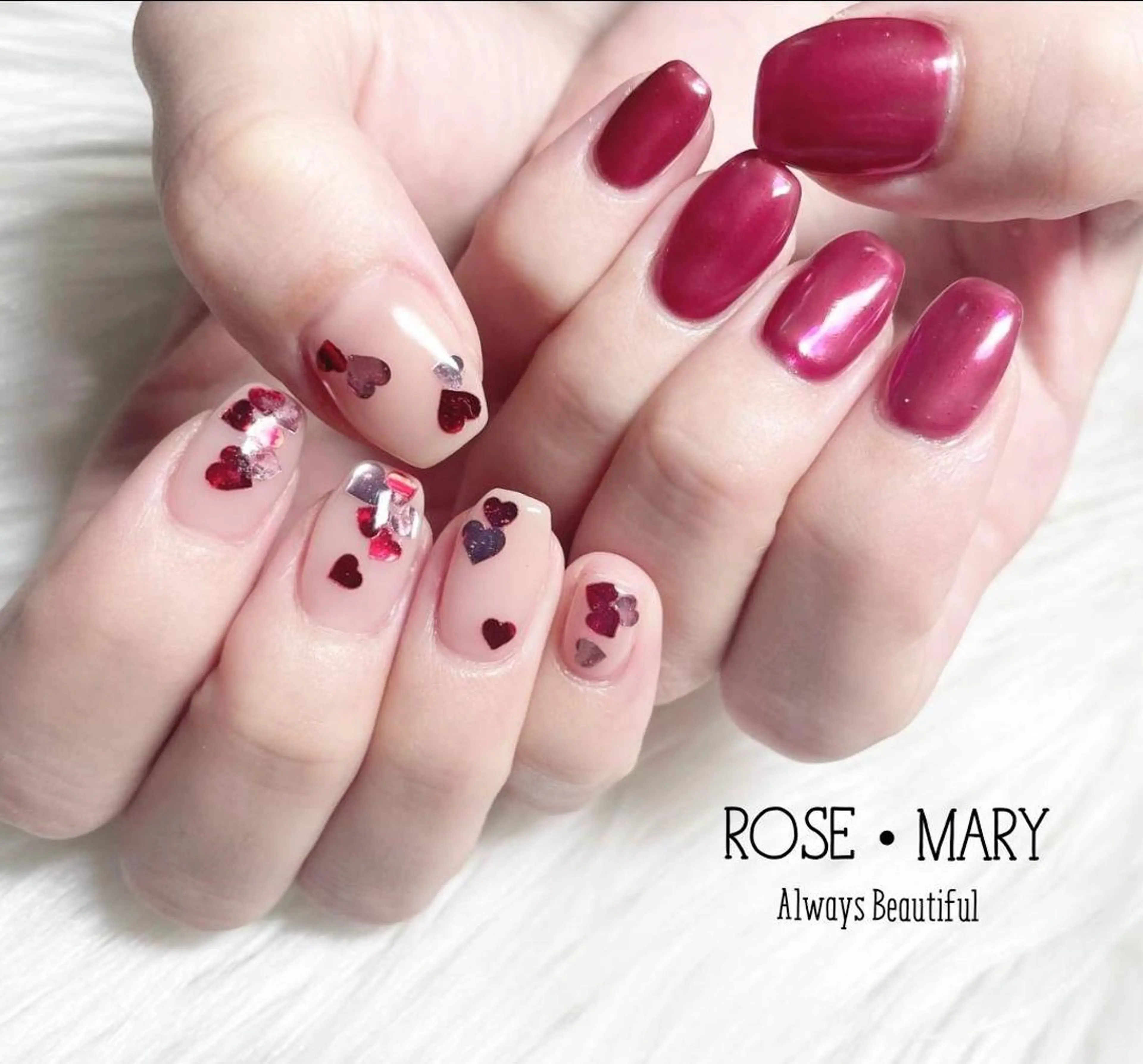 ネイル ハンドネイル ROSE・ MARY 鈴木のネイルデザイン