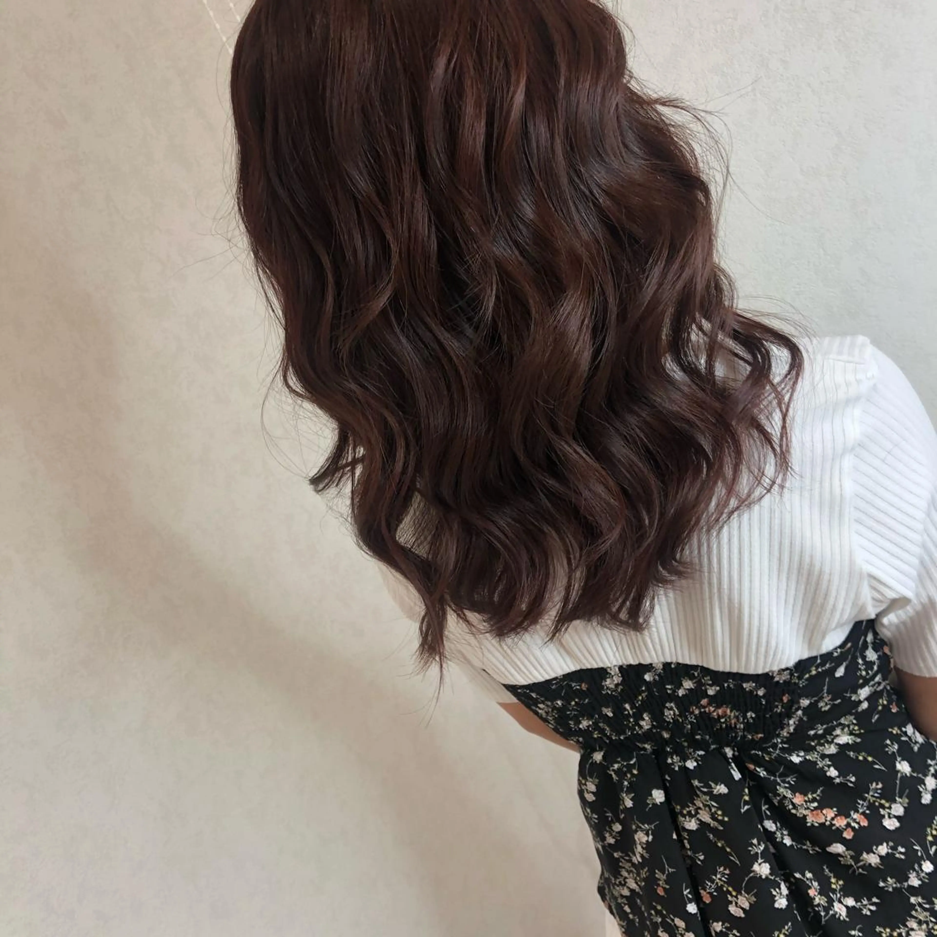 ロング カラー パーマ ムトウセイマ/ 縮毛矯正/ブリーチのヘアスタイル