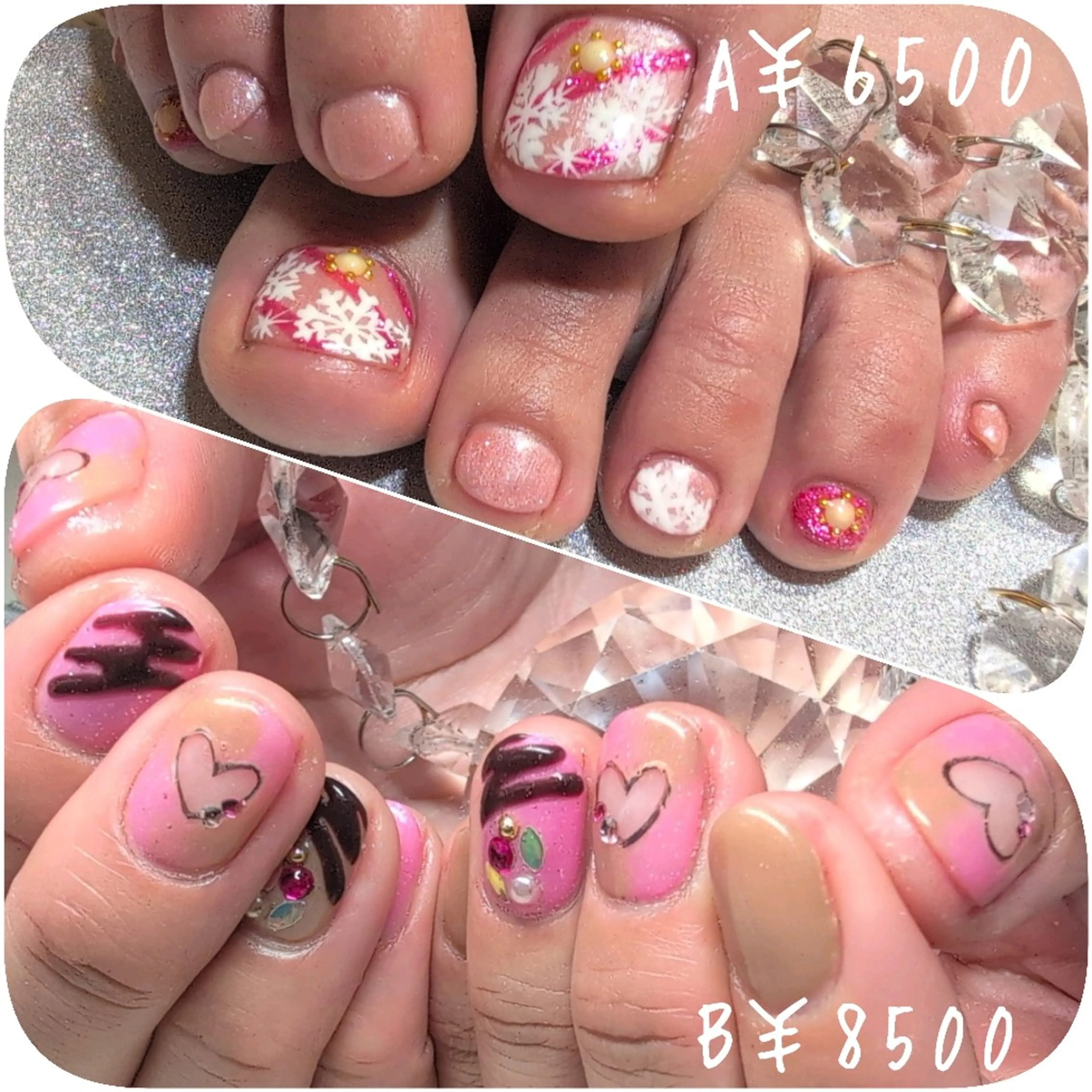 ネイル フットネイル さいとう りなのネイルデザイン