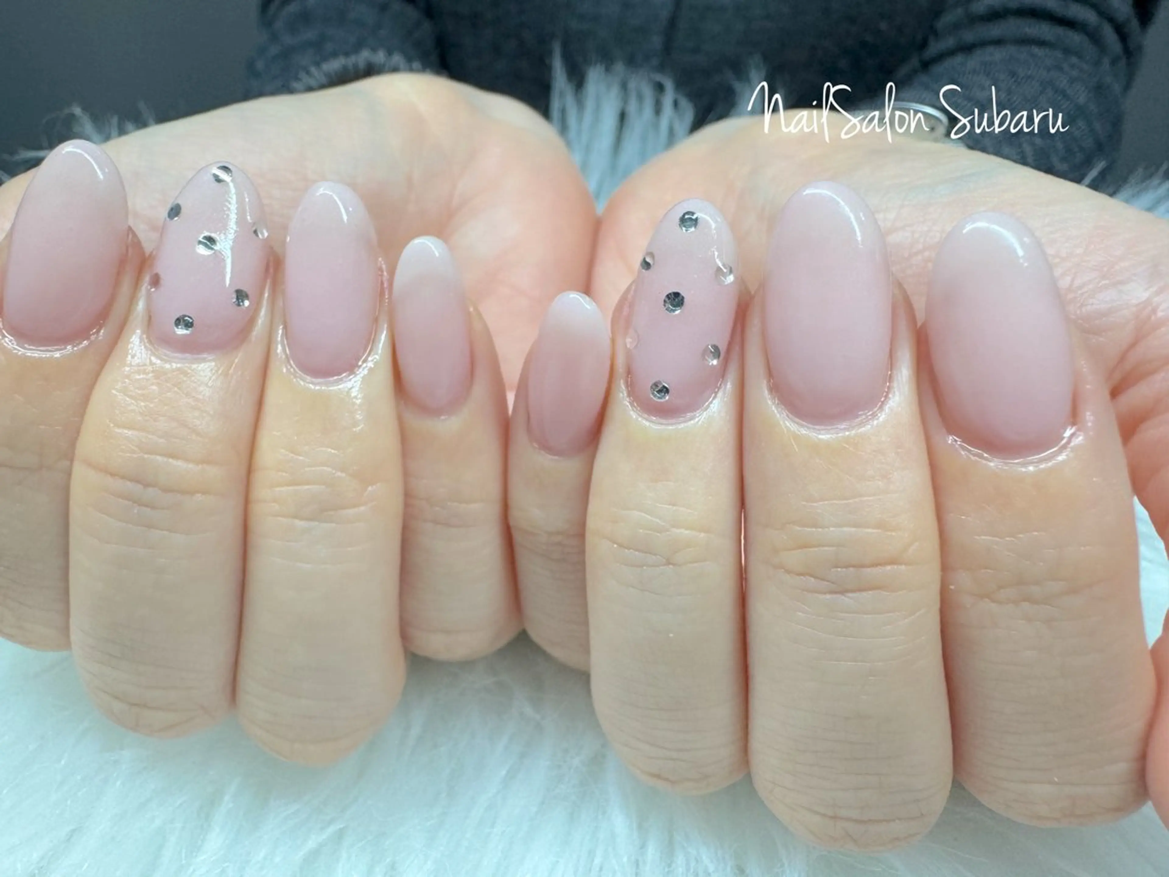 ネイル ストーンネイル ハンドネイル Nail Salon Subaruのネイルデザイン