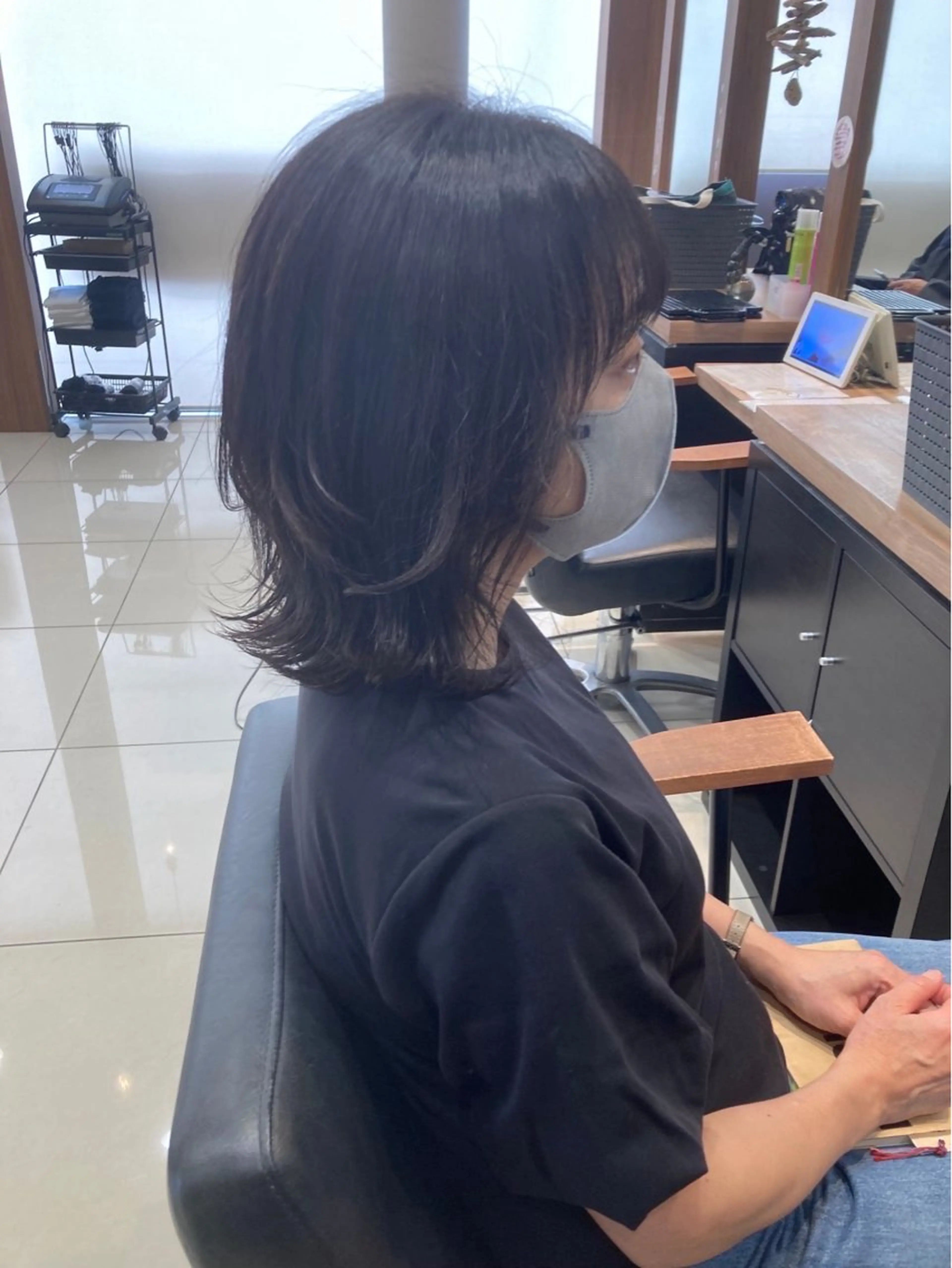 ミディアム 大賀 和希🌱‬‪のヘアスタイル