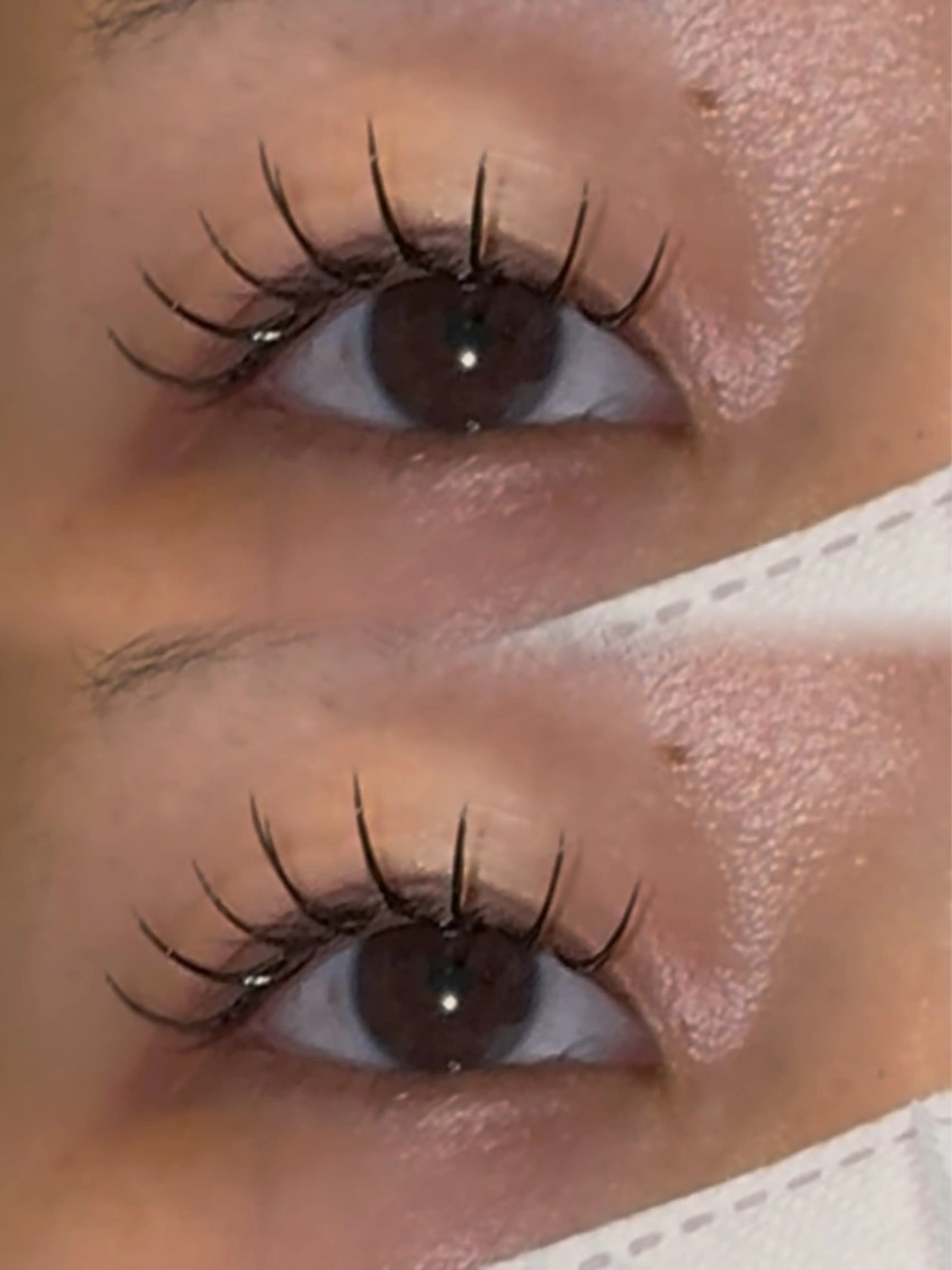 マツエク・マツパ 束感まつ毛 フラットラッシュ マツエク vis a vis 本蓮沼店所属・渡部 かおりのマツエク・マツパデザイン