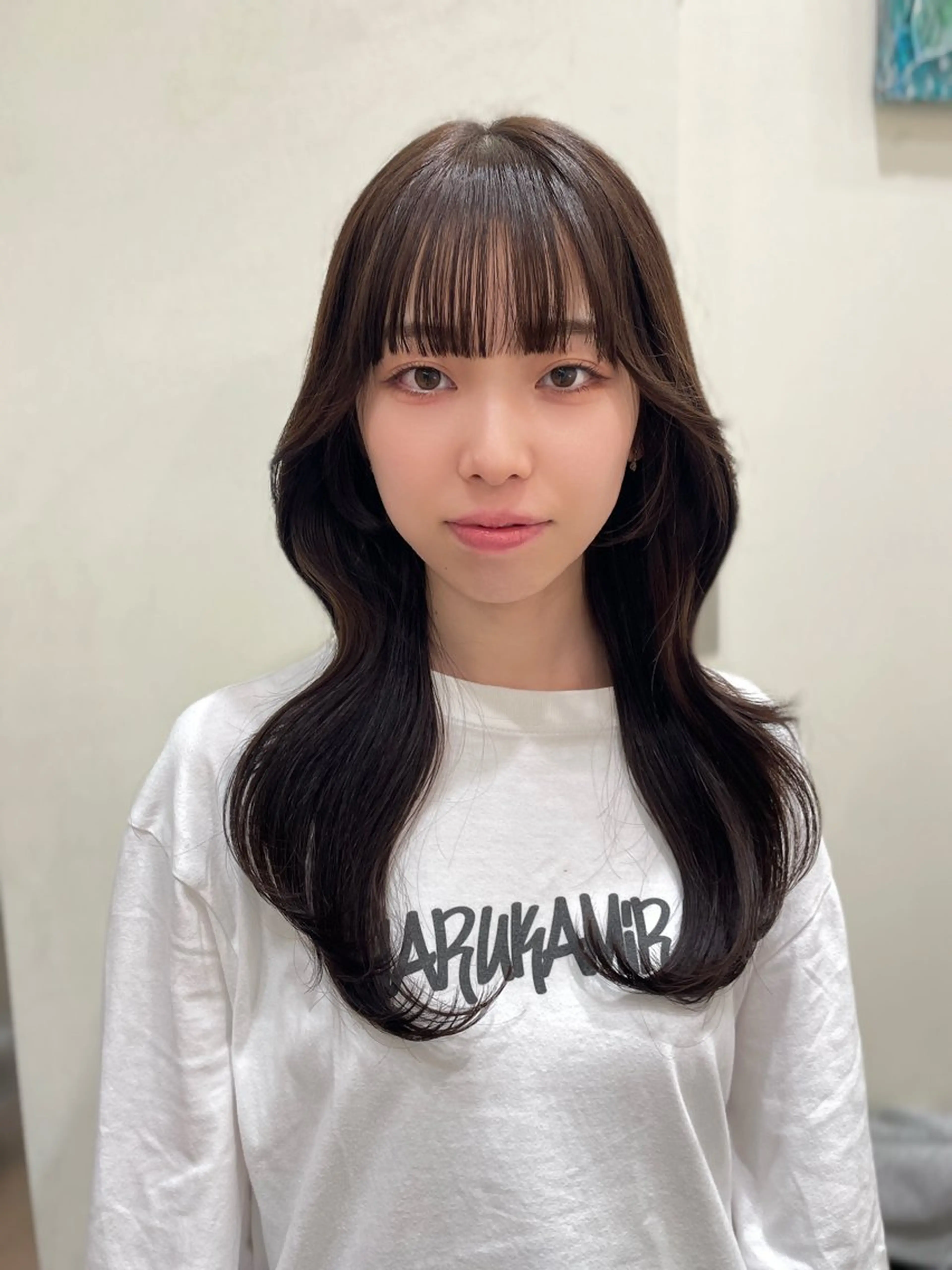 ロング カット レイヤー／大宮／韓国 🤍AYA🤍のヘアスタイル