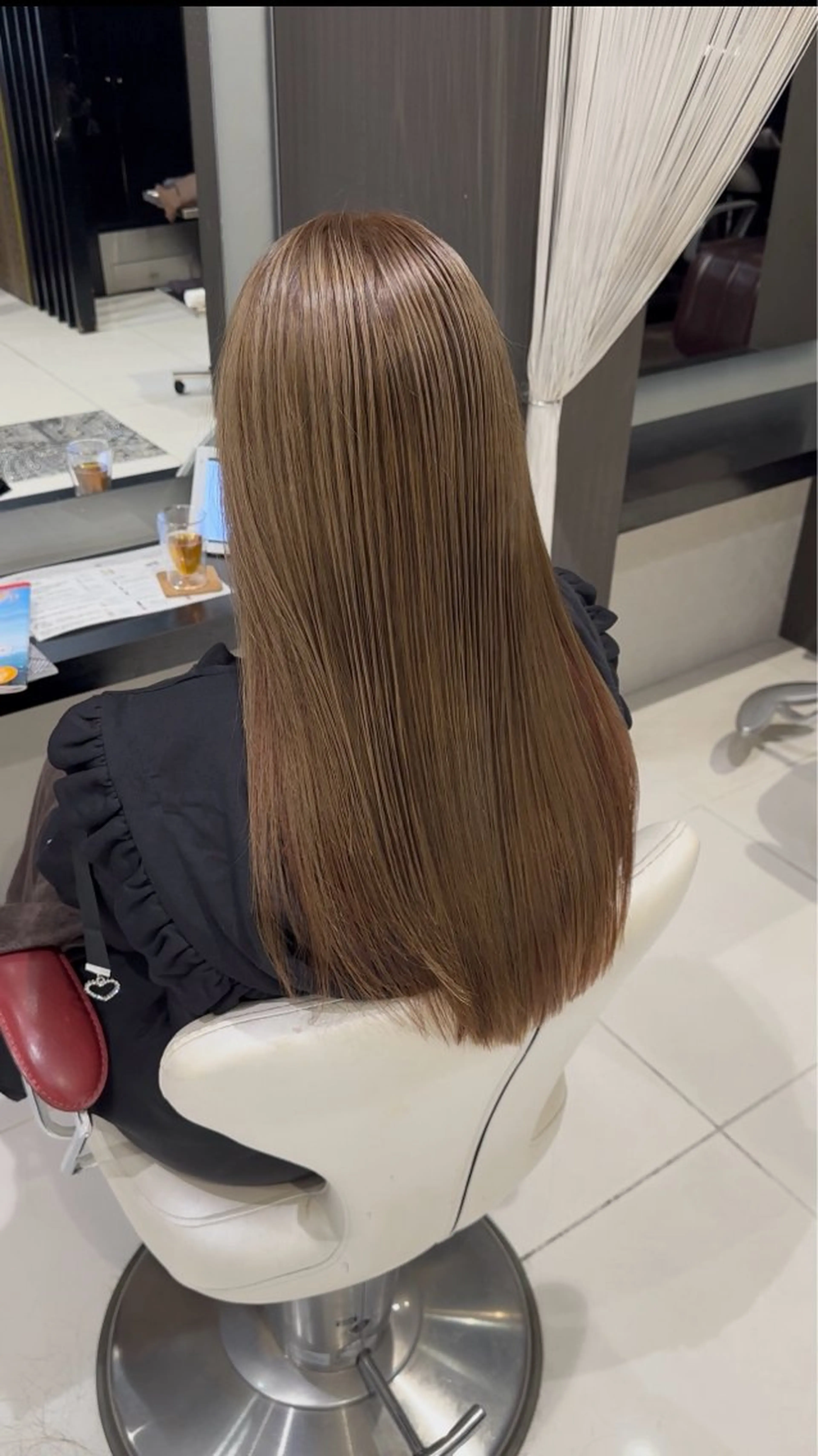 セミロング 外国人風カラー ヘアカラー トリートメント 河上 雅俊のヘアスタイル