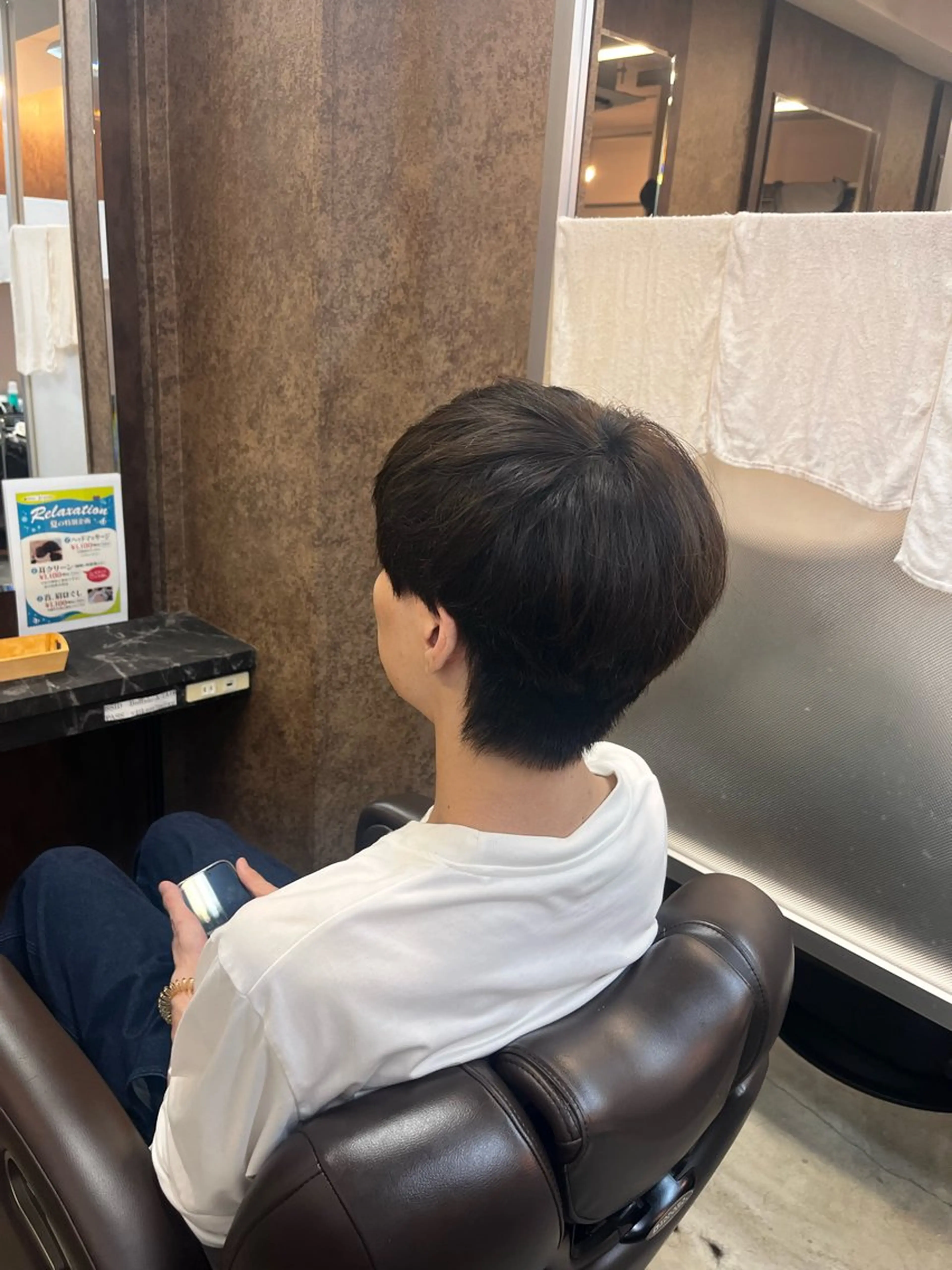 ミディアム メンズ 清水 寧生のヘアスタイル