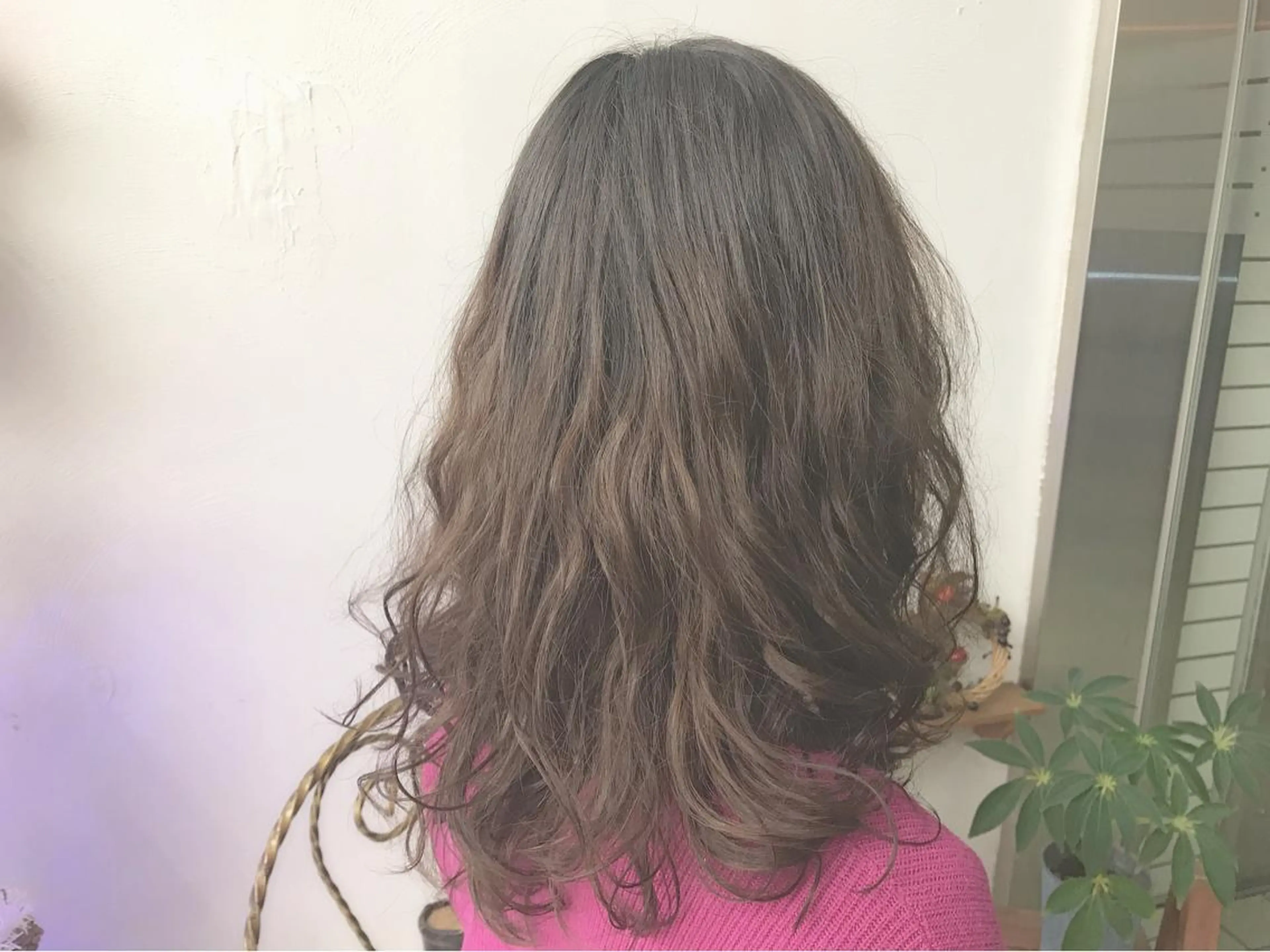 ロング 福島成美/髪質改善 縮毛矯正/カラーのヘアスタイル