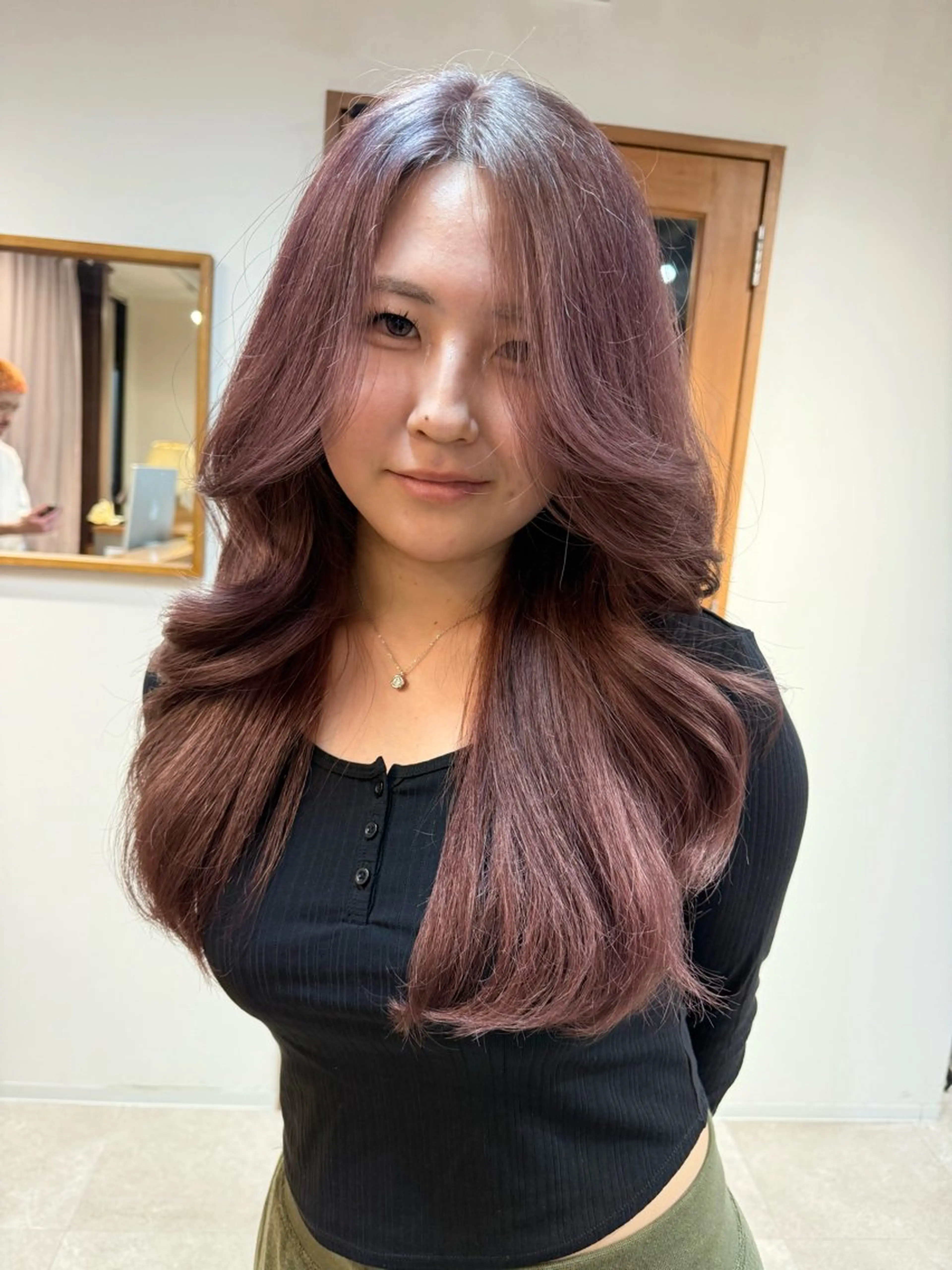 ロング カラー 岡本 太陽☀️のヘアスタイル