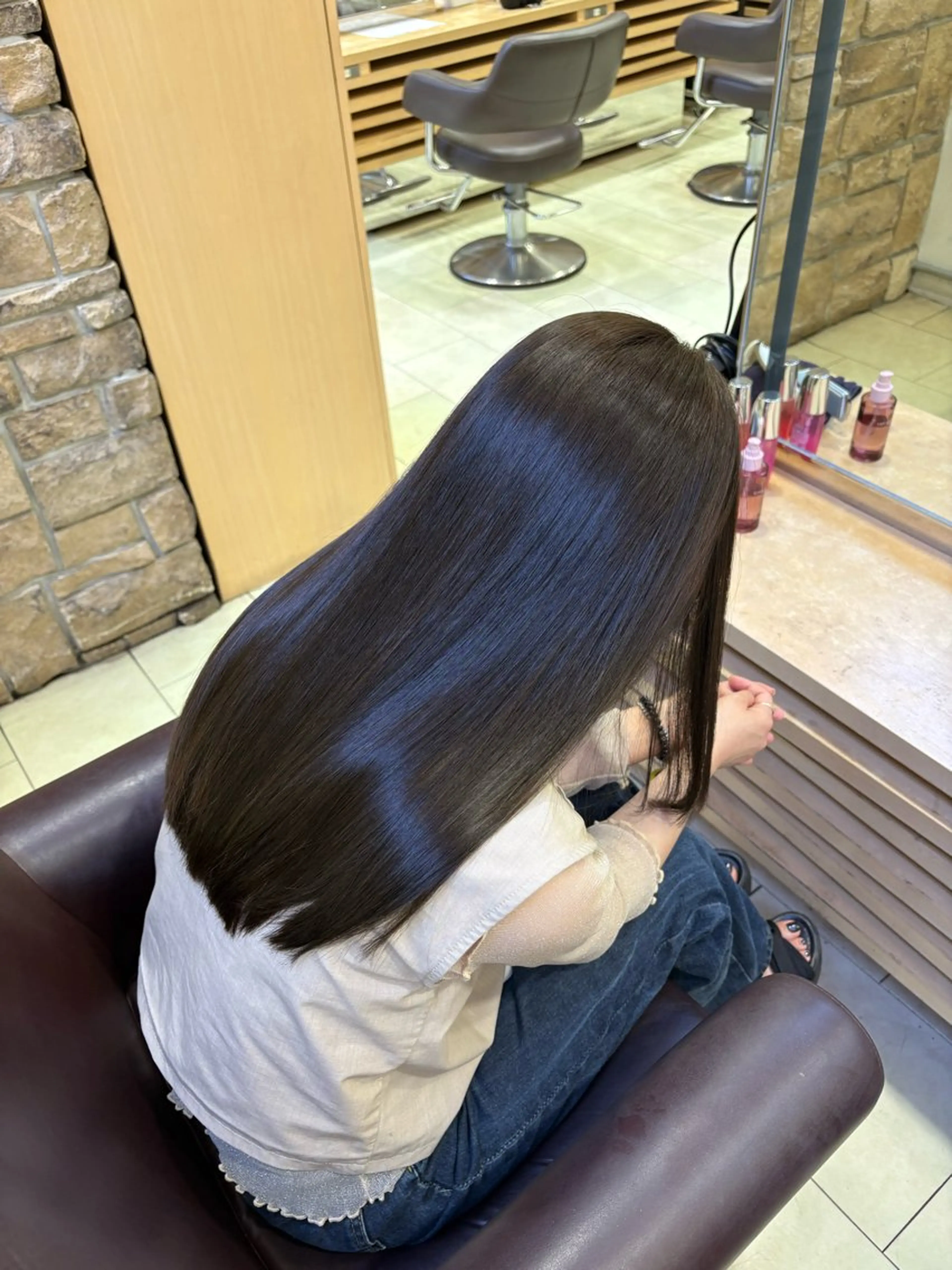 ロング カット ヘアカラー レイヤー/ボブ /ジュンエイのヘアスタイル