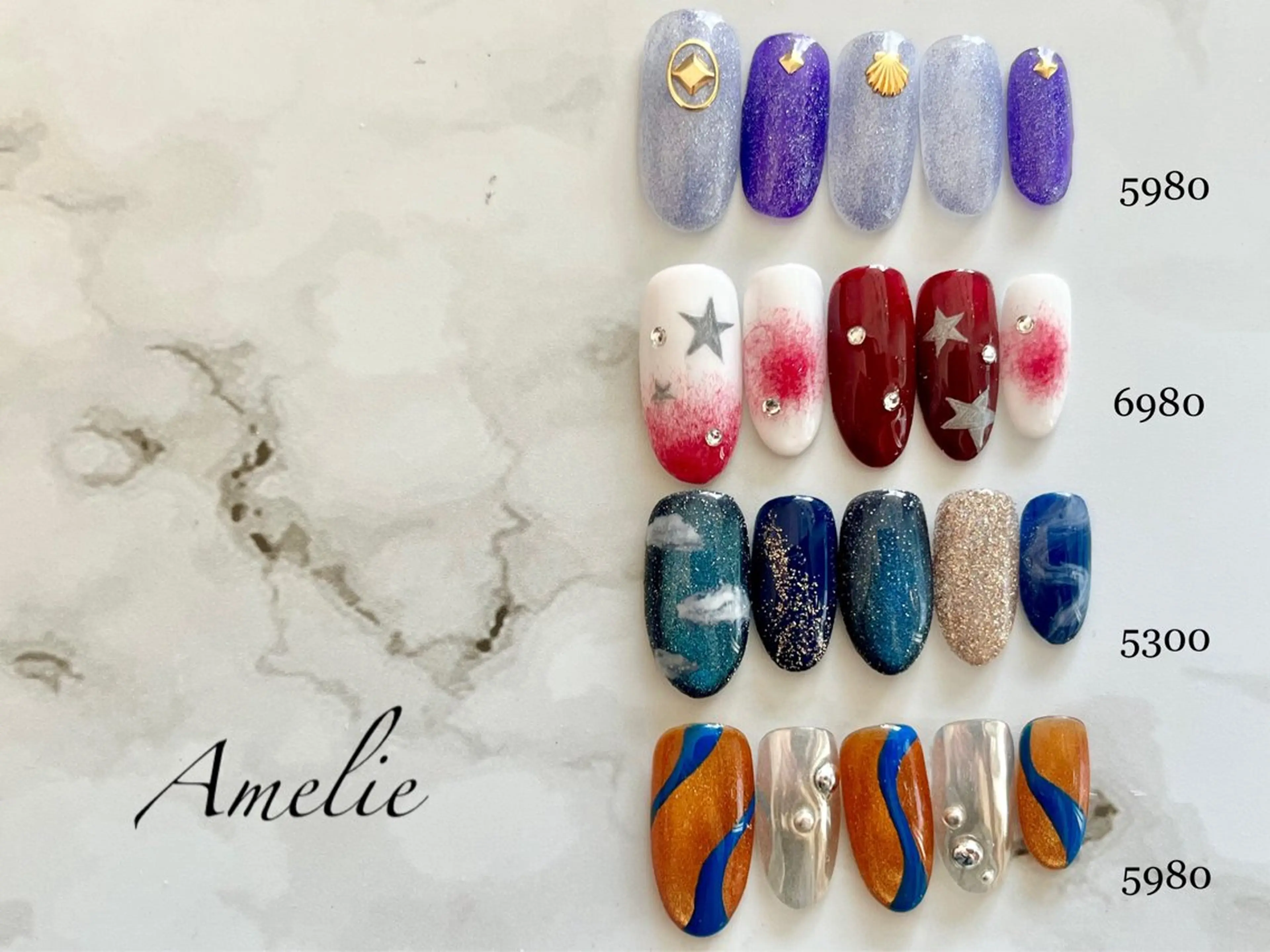 ネイル いちじゅう あおいのネイルデザイン