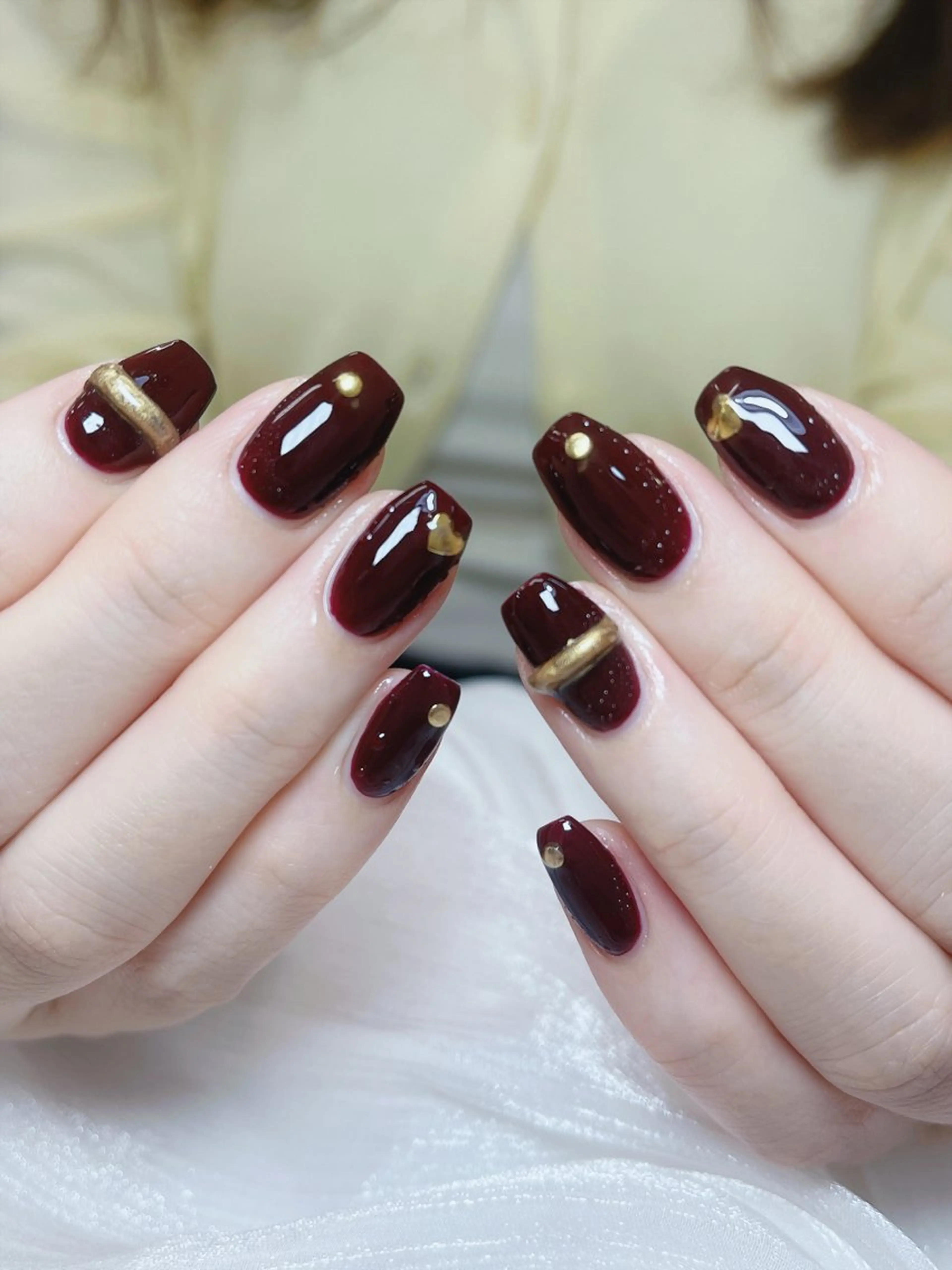 ネイル チークネイル フレンチネイル グラデーション キラキラネイル 韓国ネイル ハンドネイル DUO MI nail salonのネイルデザイン